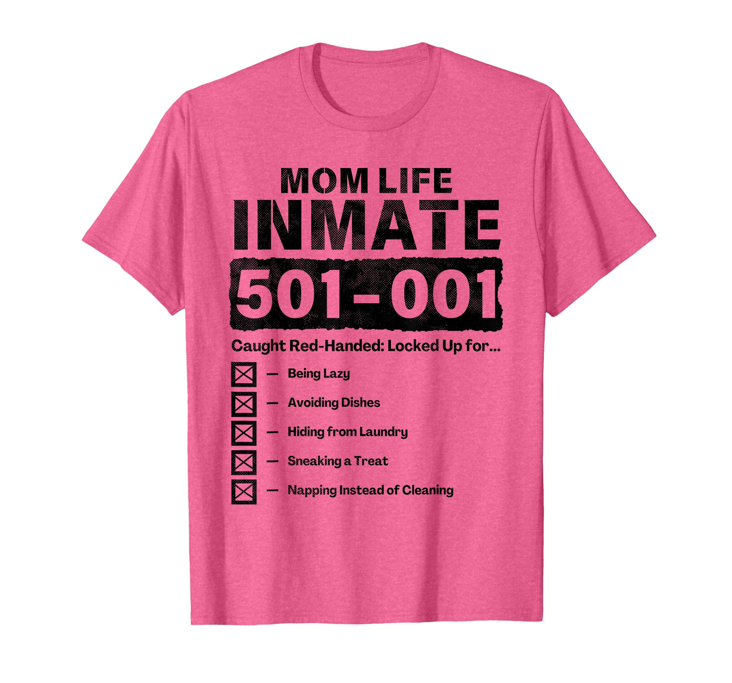 Mom Life Inmate Funny Matching Halloween Costume T-Shirt