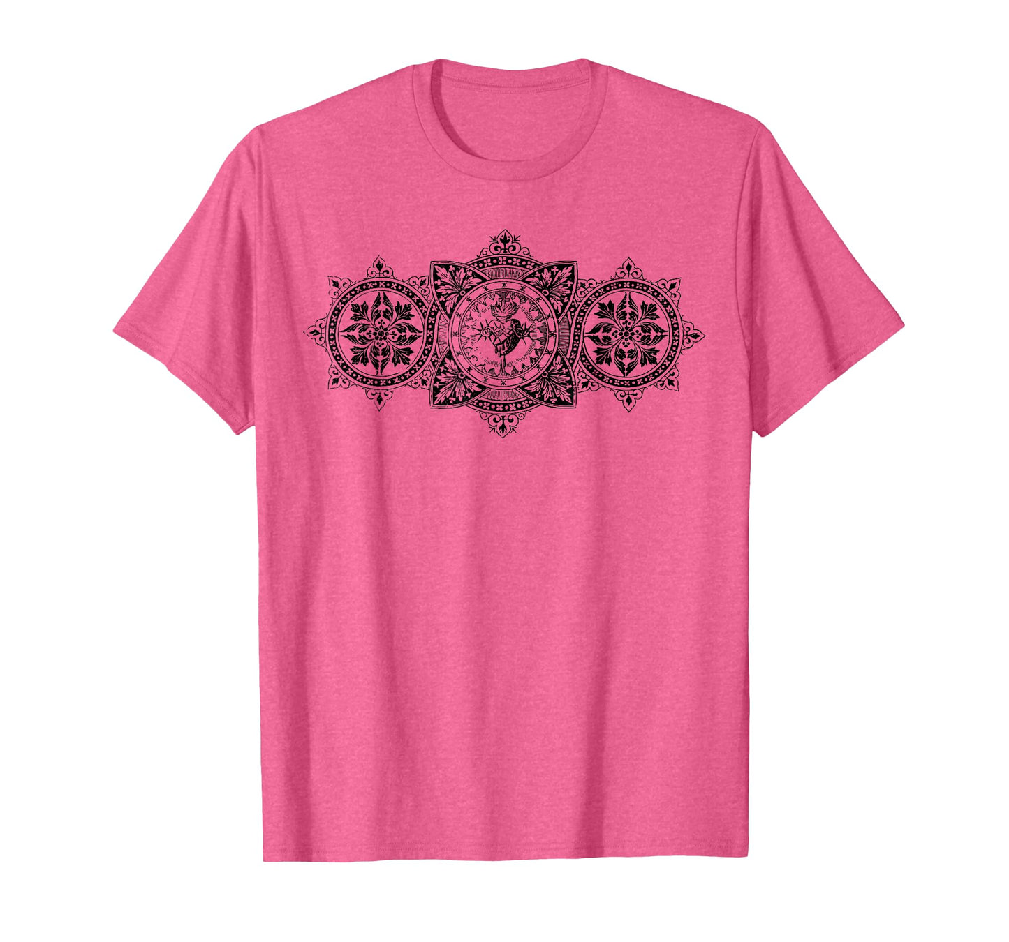 Vintage Sacred Heart of Jesus Symbol Traditional Catholic T-Shirt