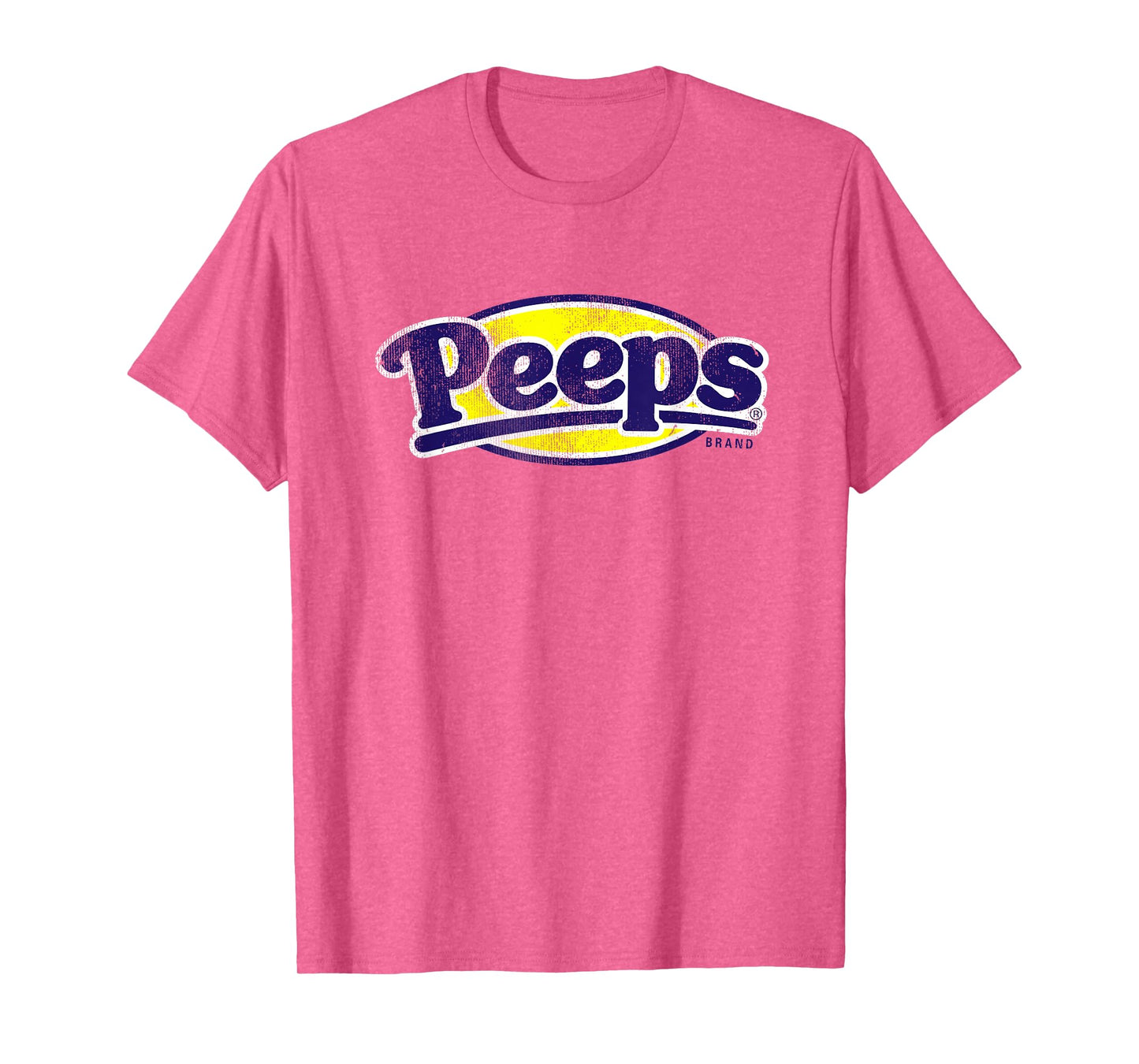 Peeps Easter Classic Distressed Peeps Brand Logo T-Shirt