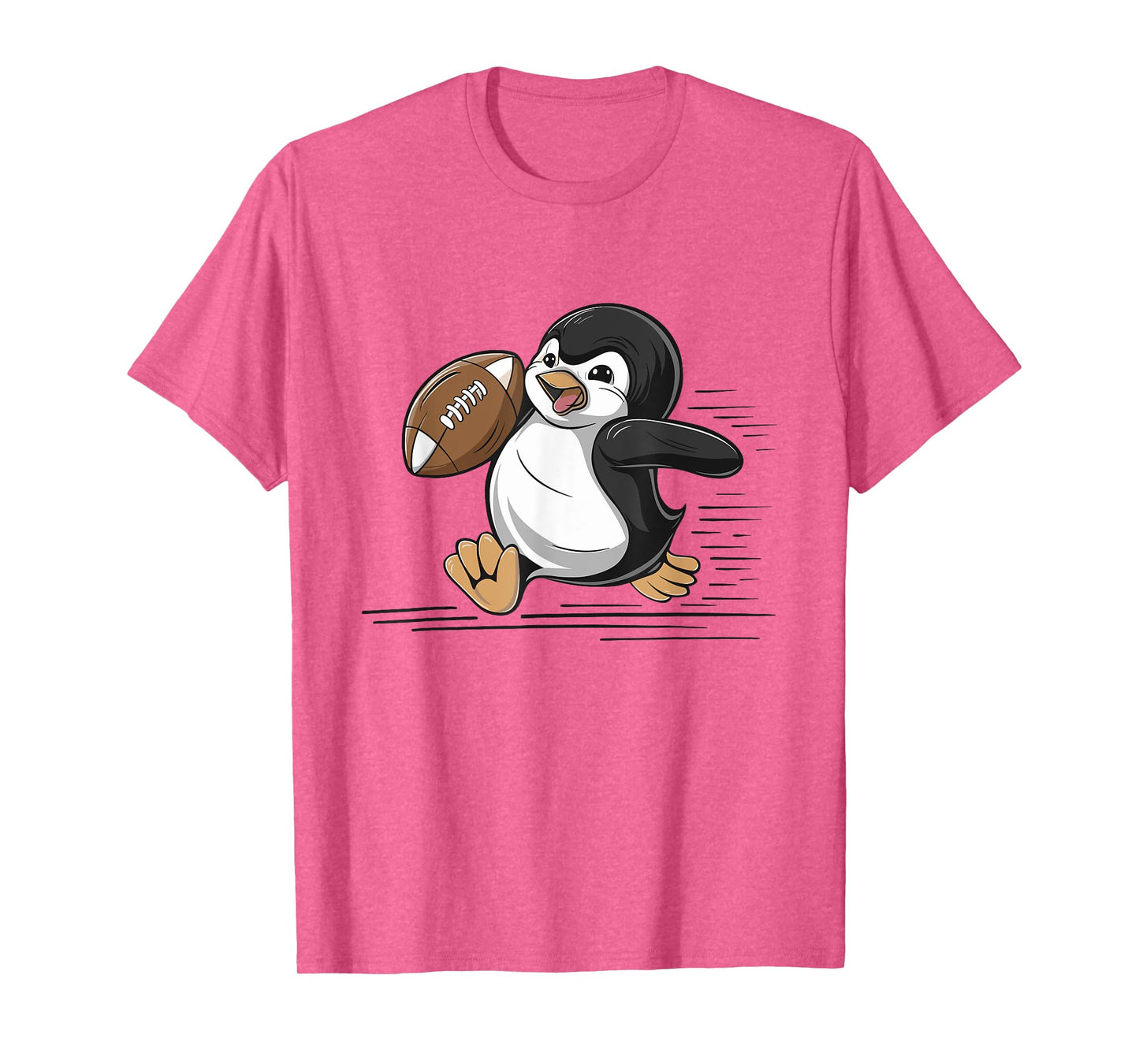 Penguin Playing Football Player Sports T-Shirt