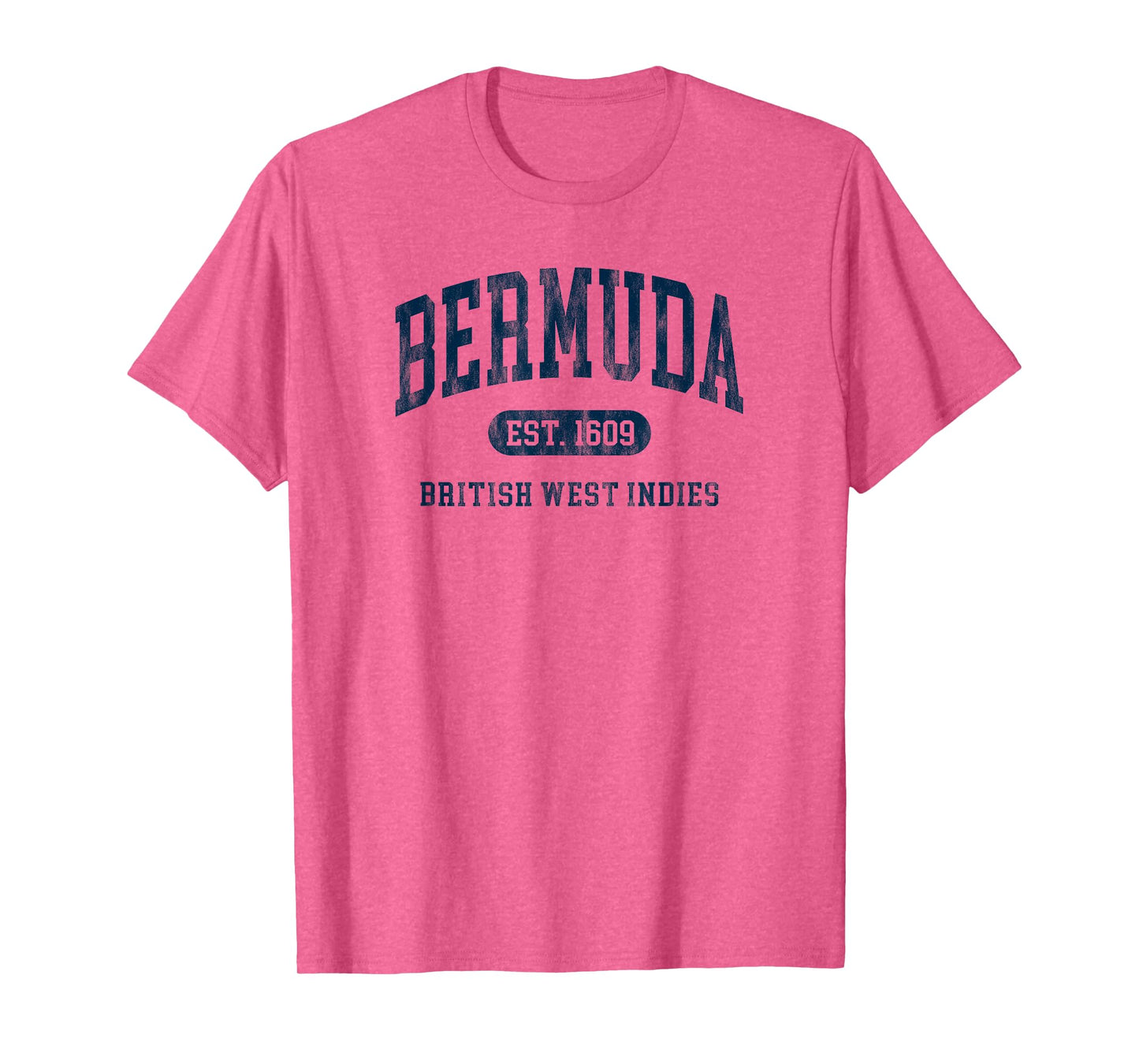 Vintage Bermuda Est 1609 Mens Womens Kids Retro Souvenir T-Shirt