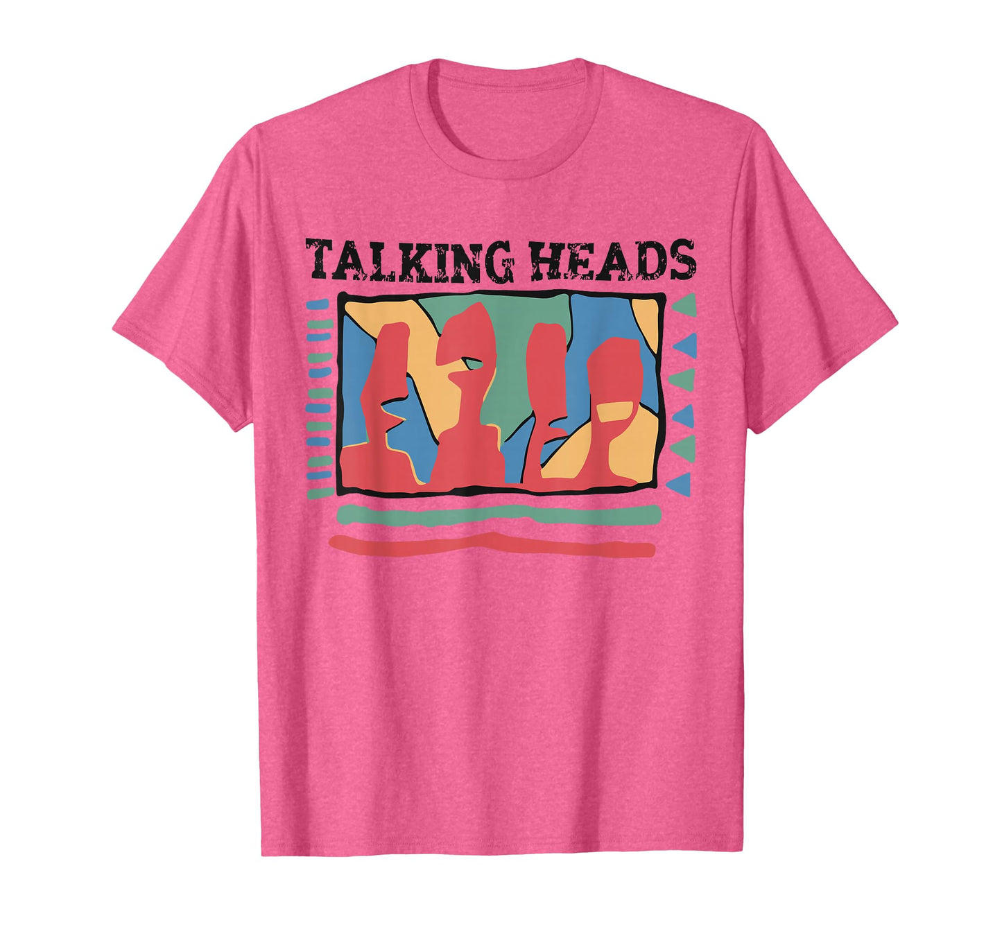 Talking Heads Yellow Retro Graphic T-Shirt