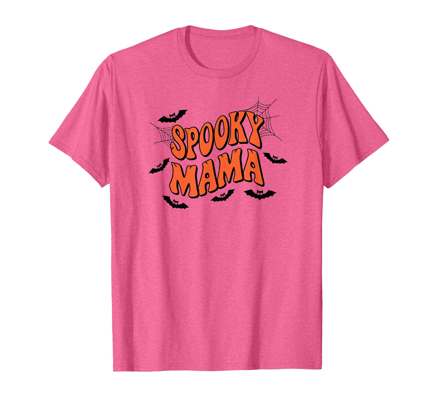 Spooky Mama Halloween Mom Ghost Costume Retro Groovy T-Shirt