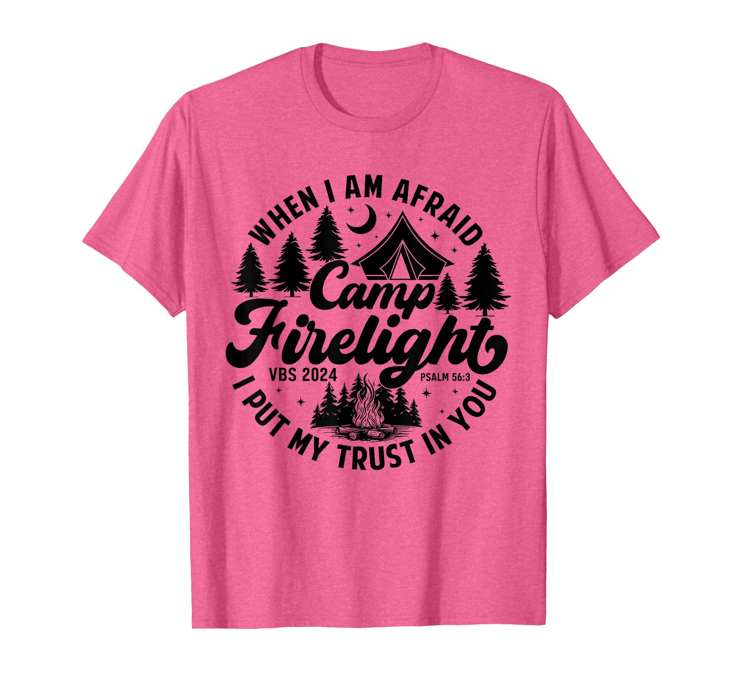 Camp Firelight Vacation Bible School VBS 2024 Christian Camp T-Shirt