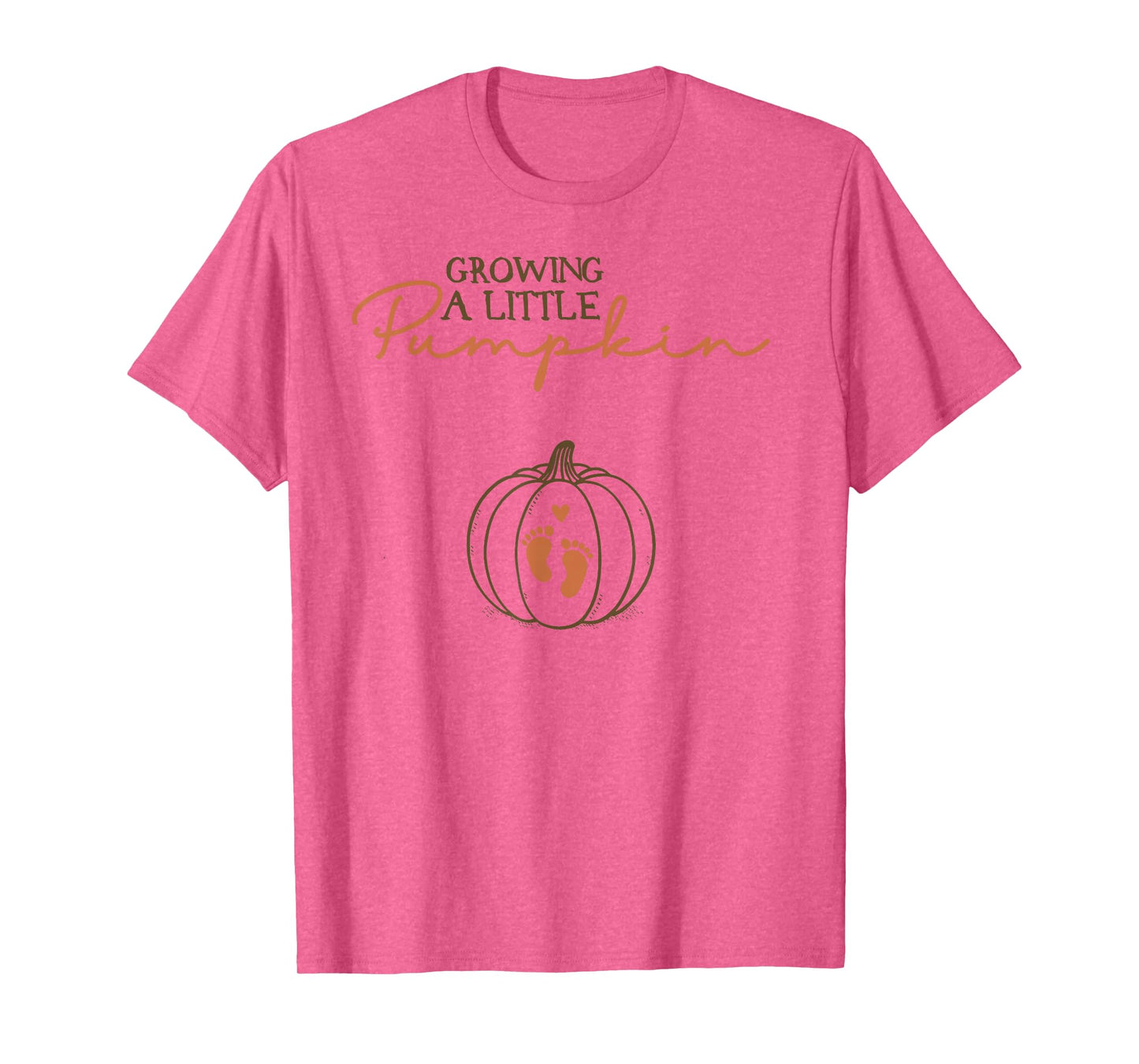 Growing A Little Pumpkin - Funny Pregnancy Halloween T-Shirt