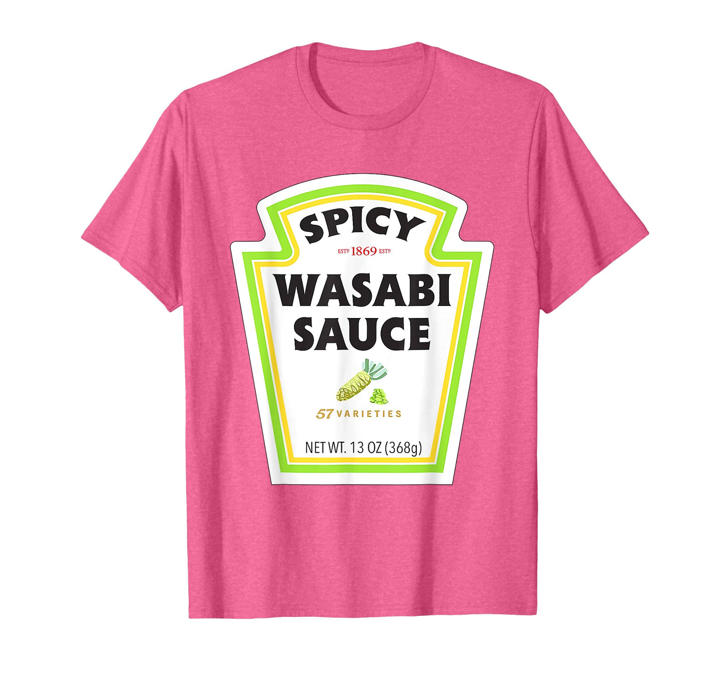 Spicy Wasabi Sauce Halloween Costume Matching Couples Group T-Shirt
