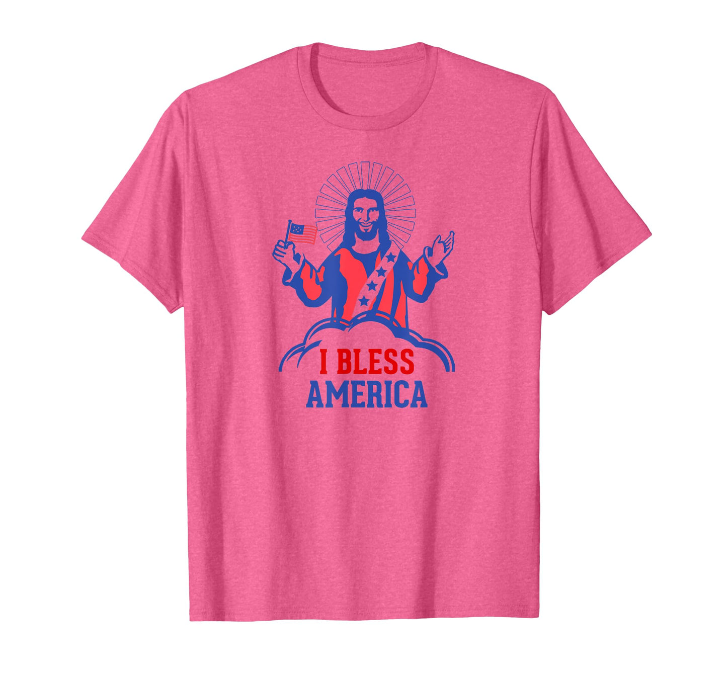 Jesus Loves the USA Tees: God Bless America T-Shirt