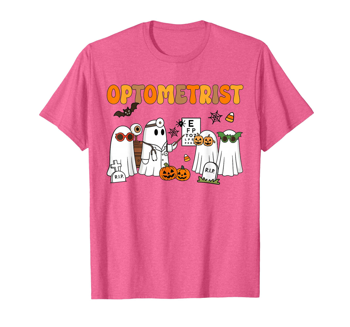 Optometrist Halloween Nurse Sight Squad Optometry Eye Dr T-Shirt