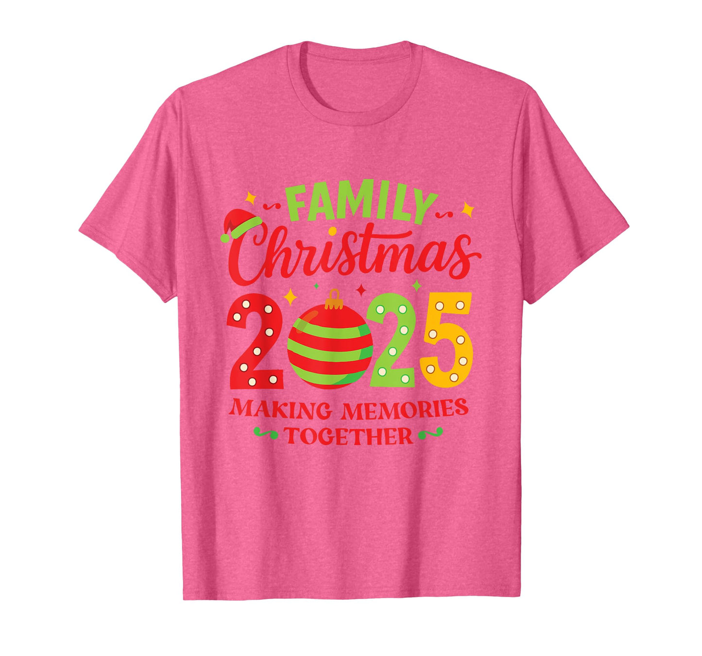 Family Christmas 2025 Group Matching Squad Funny Santa Elf T-Shirt