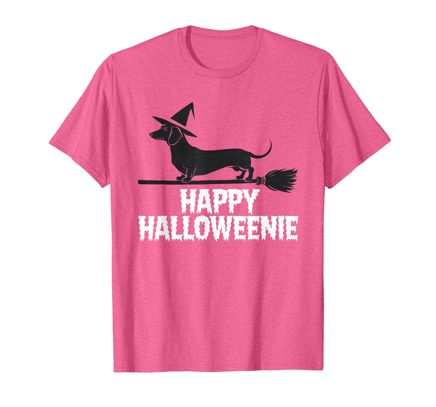 Happy Halloweenie Tshirt Women Men Wiener Monster Party T-Shirt