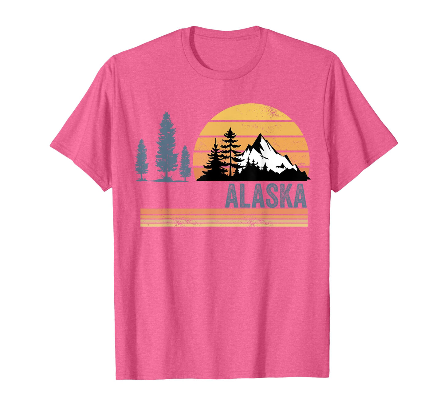 Alaska Souvenir Alaskan Vacation Vintage Travel Men Women T-Shirt
