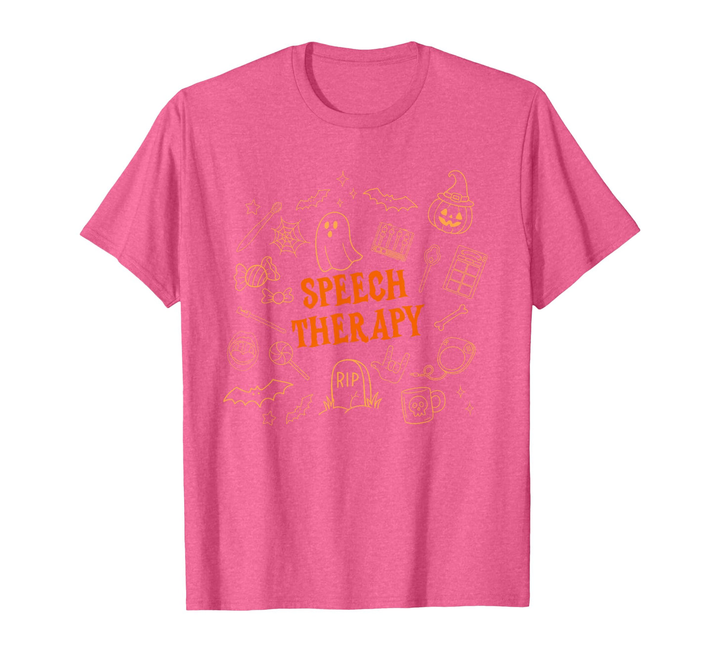 SLP Speechie Halloween Vibes Spooky Season Speech Therapy T-Shirt