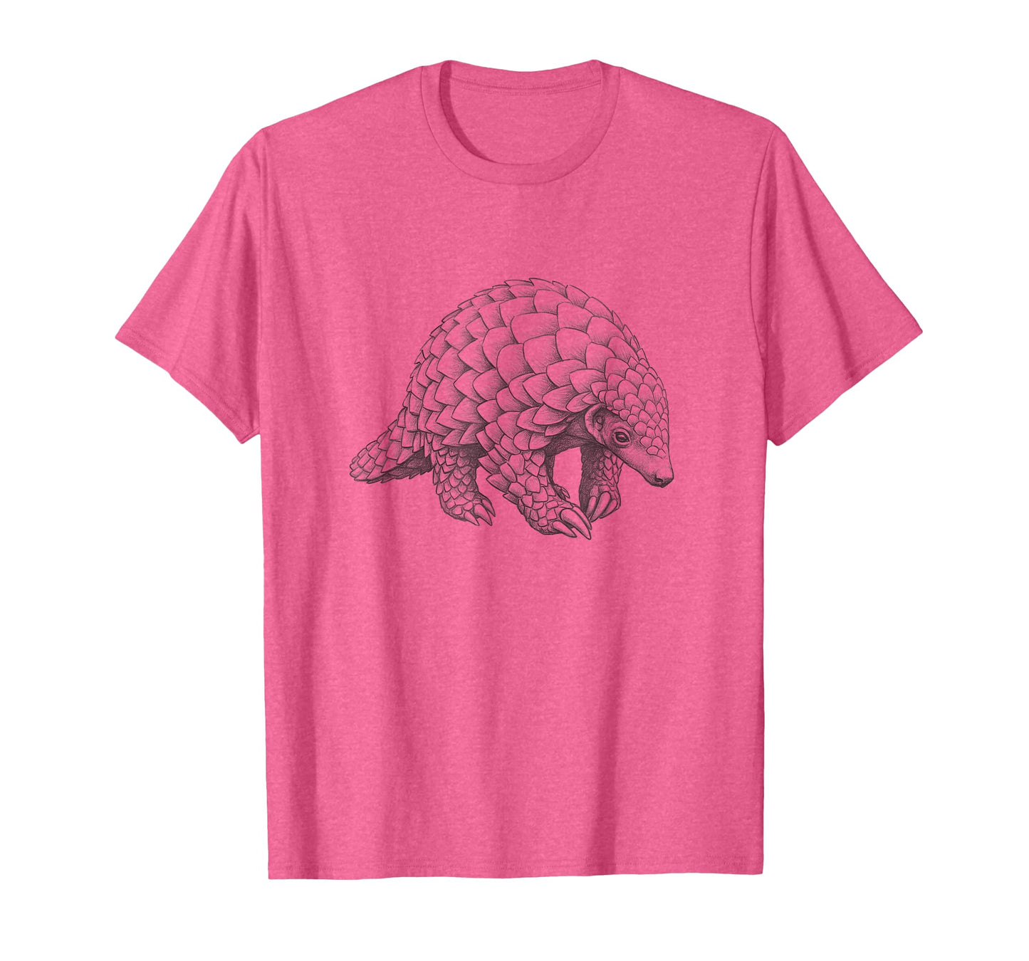 Vintage Pangolin Drawing Art Design T-Shirt