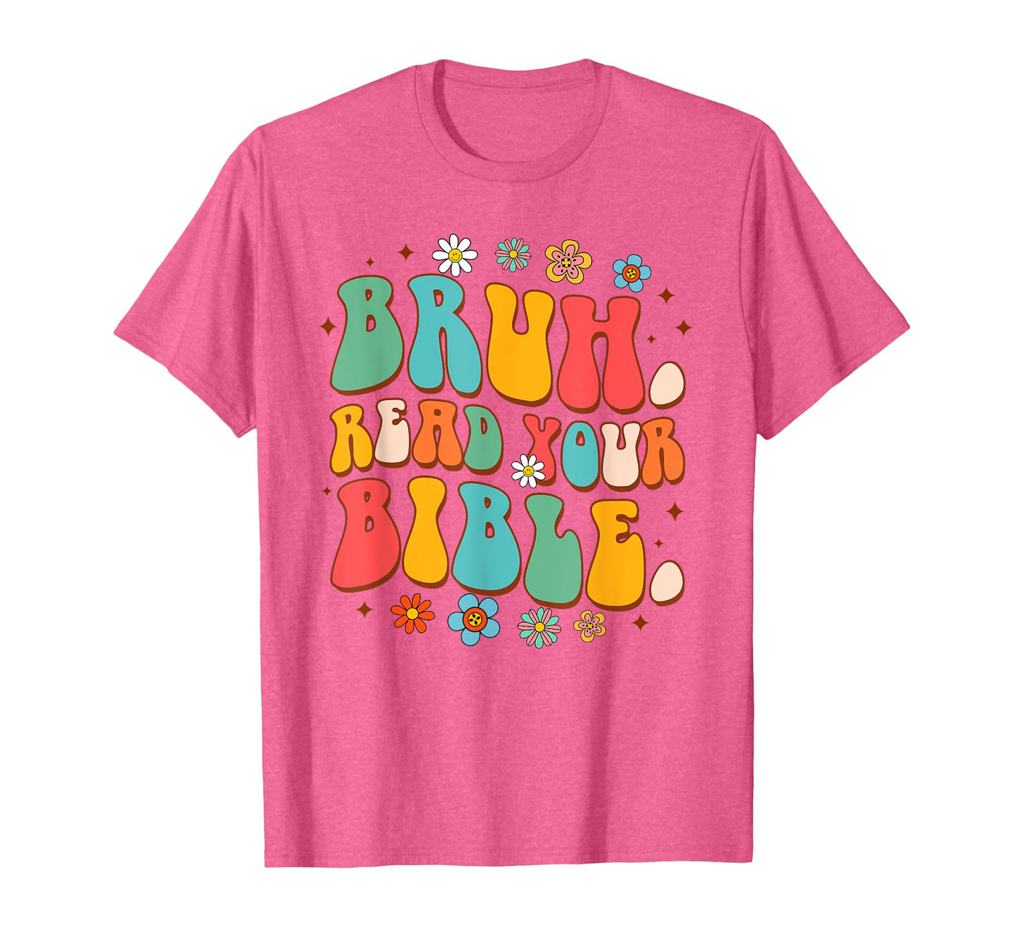 Funny Christian Jesus God Religious Bruh Reads Your Bible T-Shirt