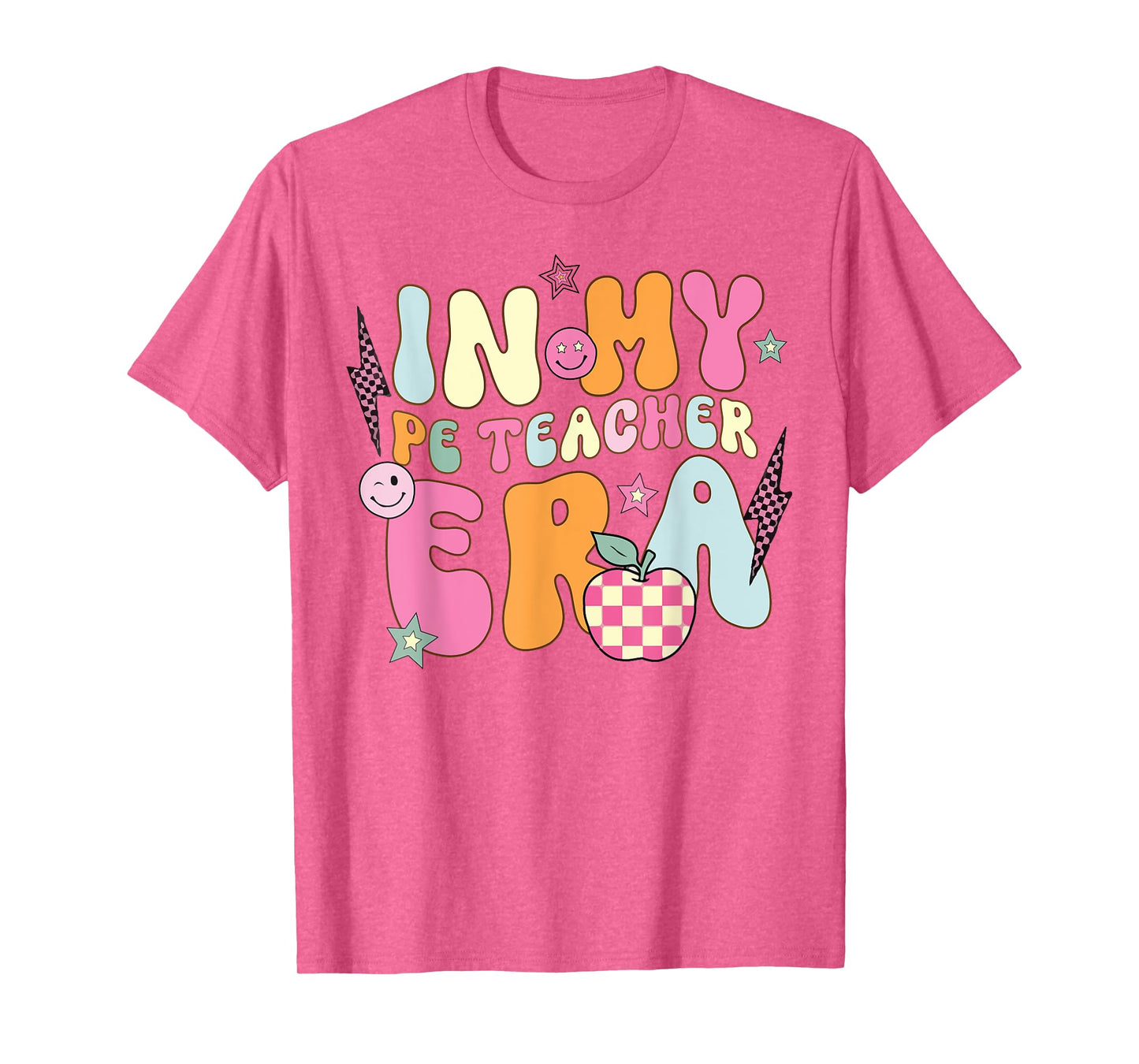 In My PE Teacher Era Physical Education Teacher groovy T-Shirt