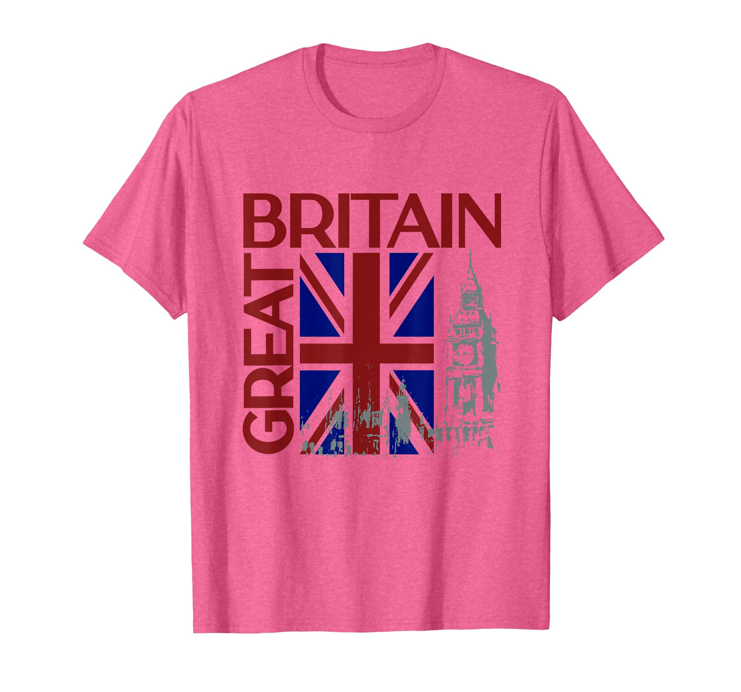 Great Britain England British Union Jack Flag Vintage T-Shirt