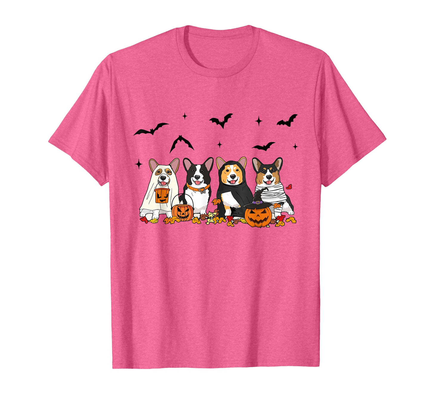 Witch Corgi Halloween Corgi Dog Mom Dog Lover Womens Mens T-Shirt