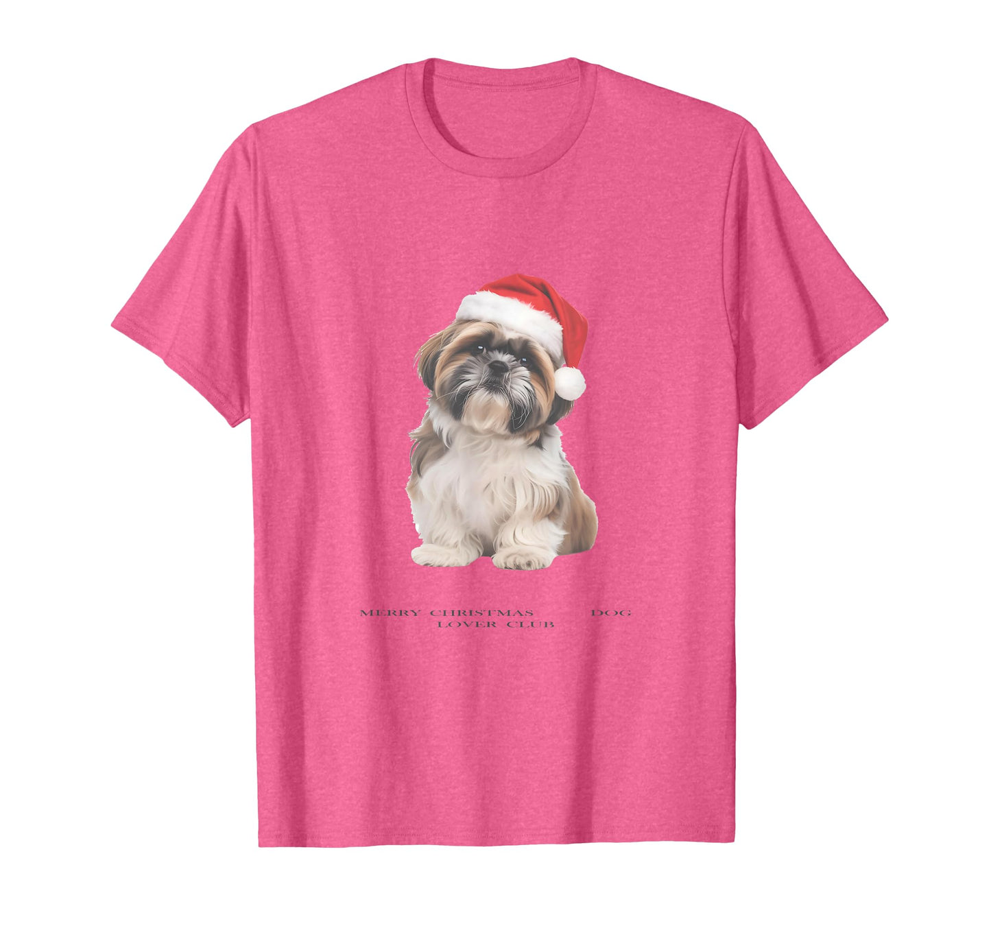 Shih Tzu Christmas Dog Vintage T-Shirt