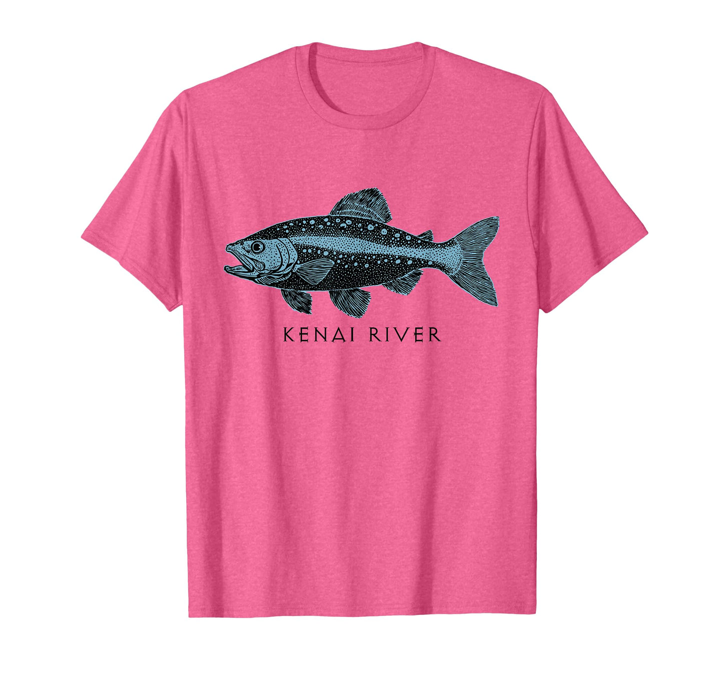 Kenai River Alaska Salmon Fish Art Fishing Kenai Peninsula T-Shirt
