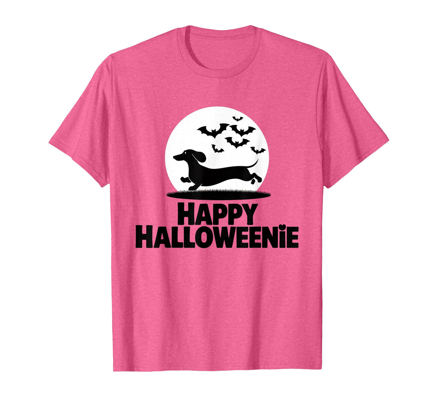 Happy Halloweenie Tshirt Women Men Wiener Monster Party T-Shirt
