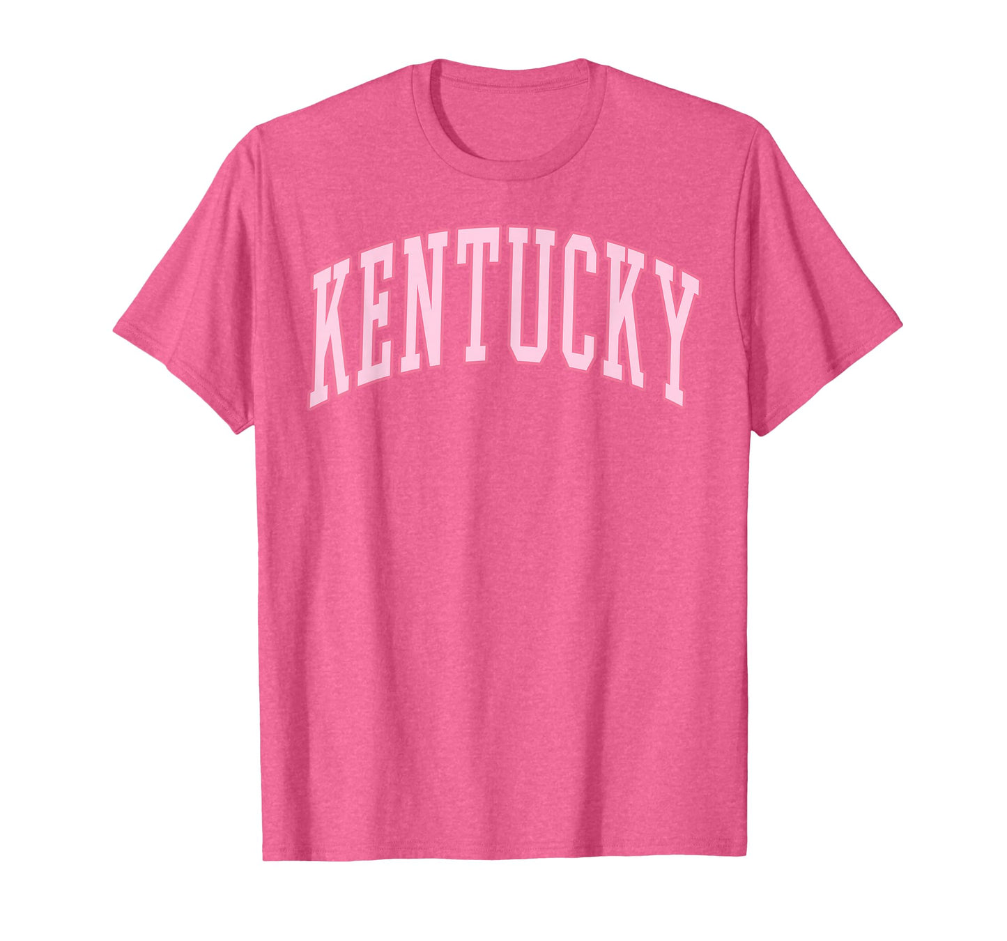 Kentucky Vintage Preppy Varsity Pink Sports T-Shirt