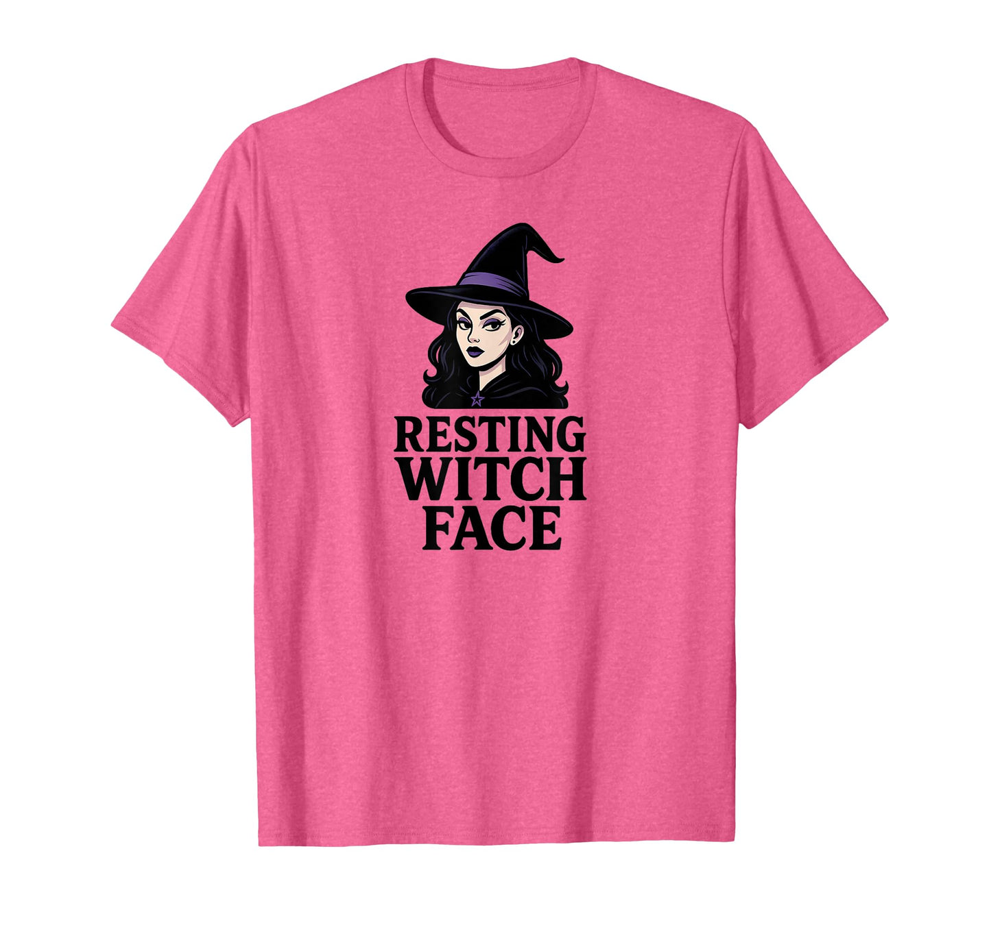 Resting Witch Face Funny and Sarcastic Halloween for Women T-Shirt