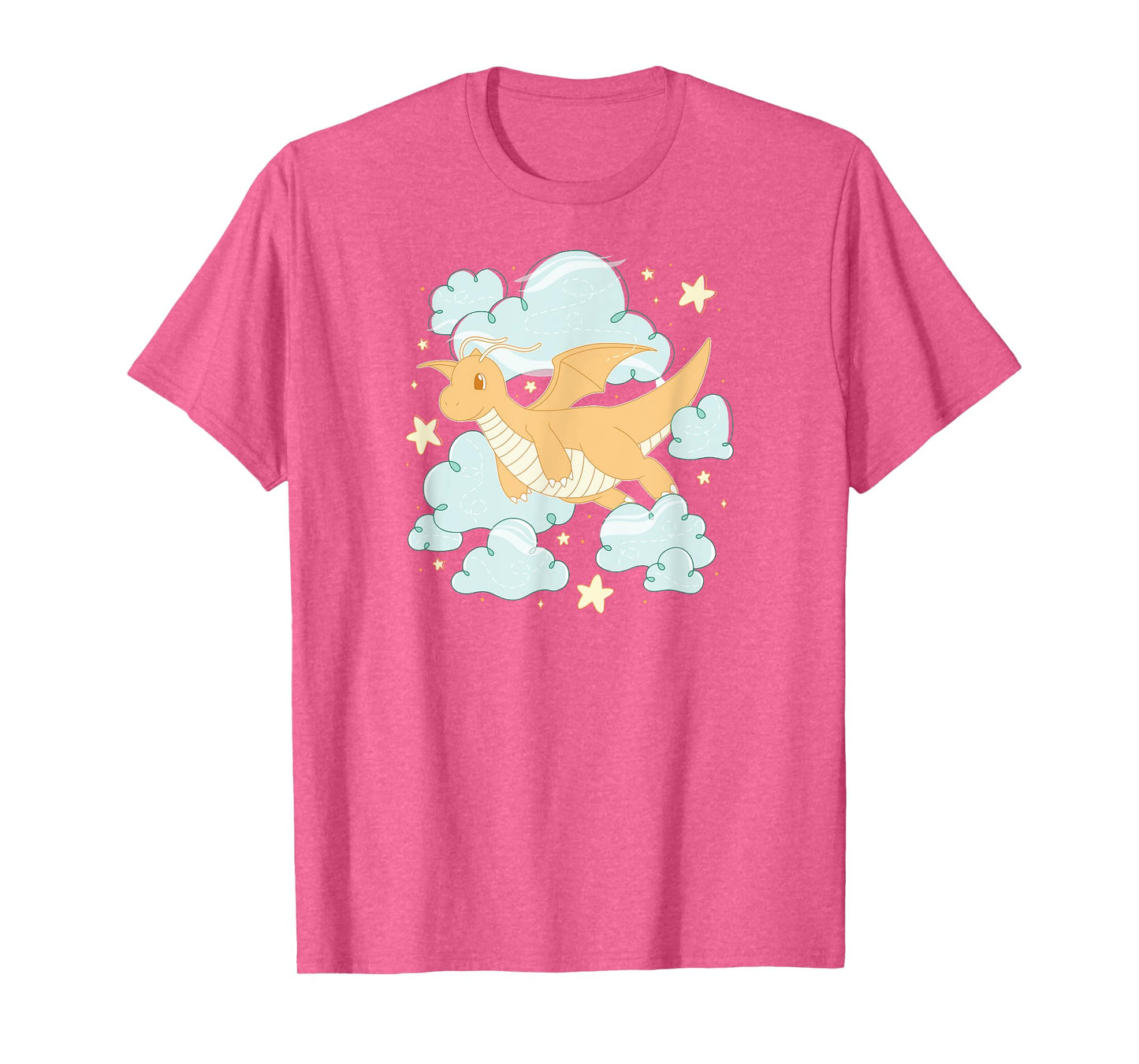 Pokémon - Celestial Pastel Dragonite Clouds White T-Shirt