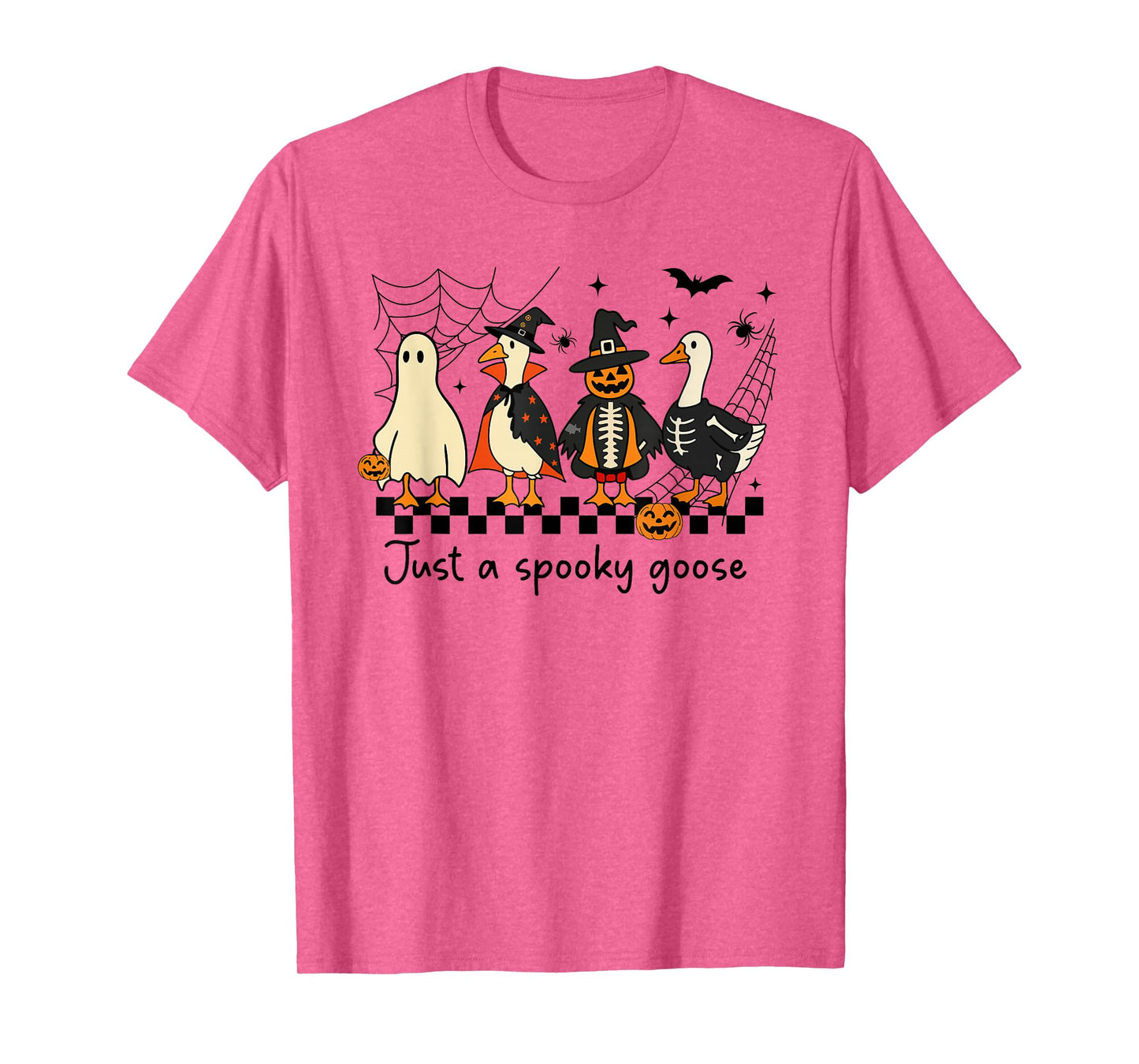 Just A Spooky Goose Halloween Silly Goose Funny Halloween T-Shirt