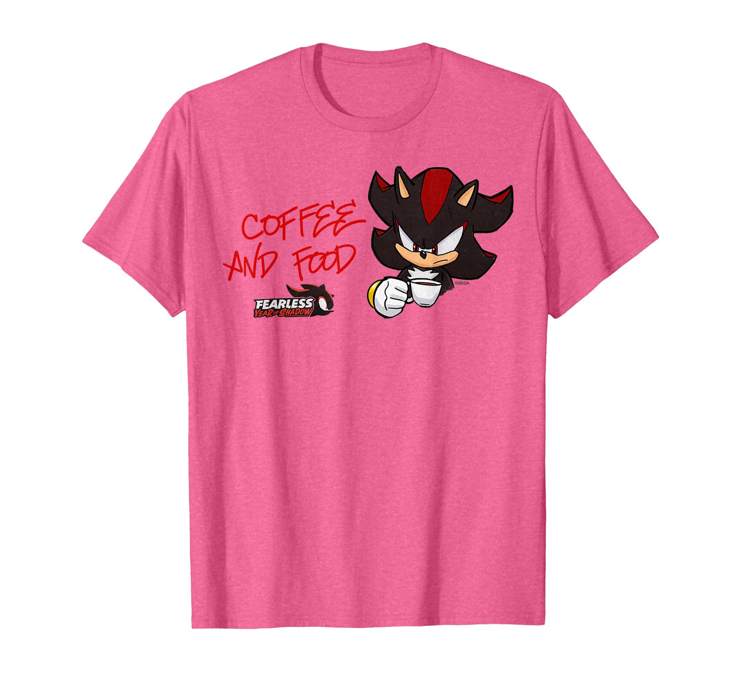 Sonic the Hedgehog, Fearless: Year of Shadow - Coffee & Food T-Shirt