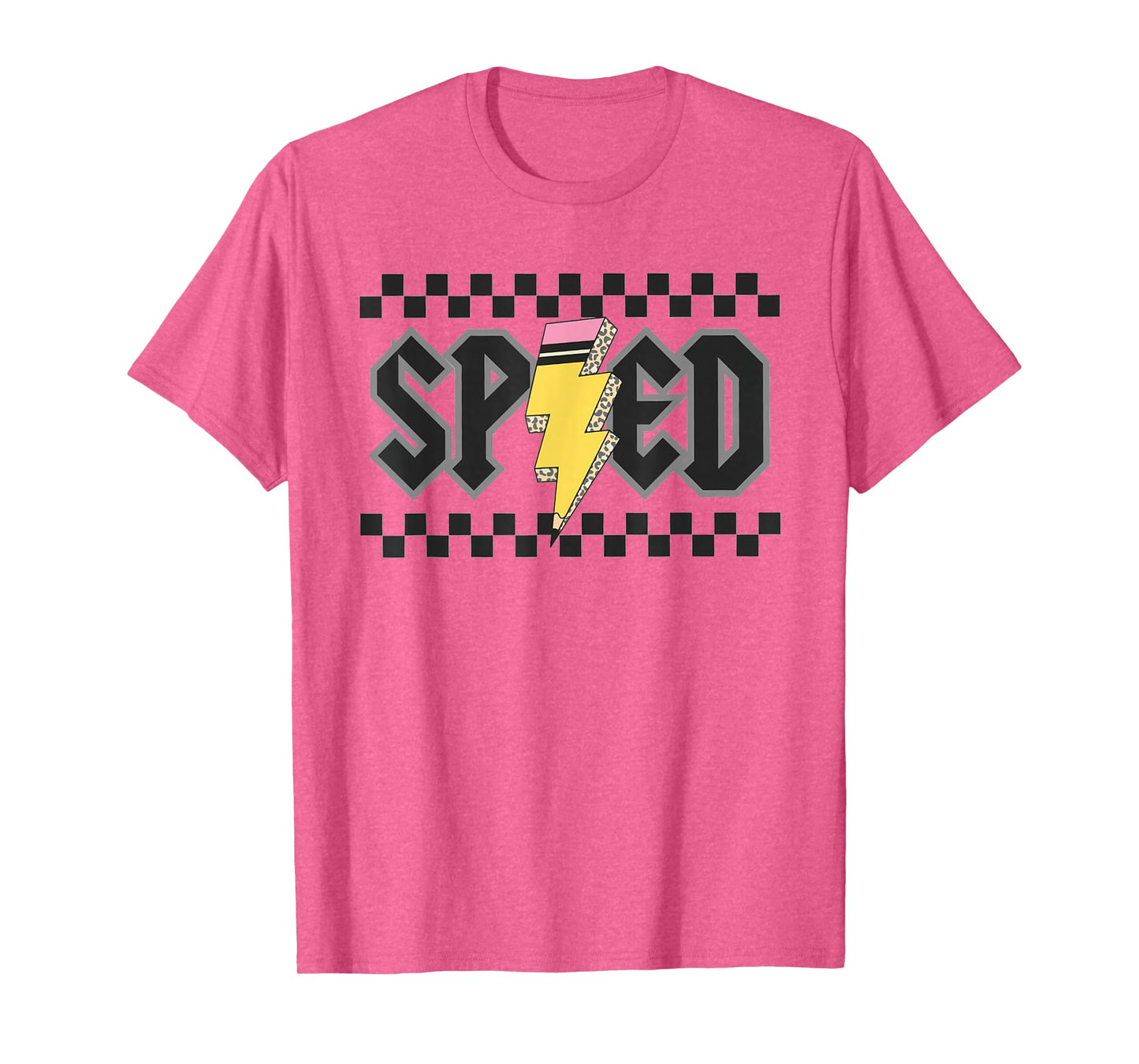 Retro SPED Teacher Pencil Lightning Bolt Back To School T-Shirt