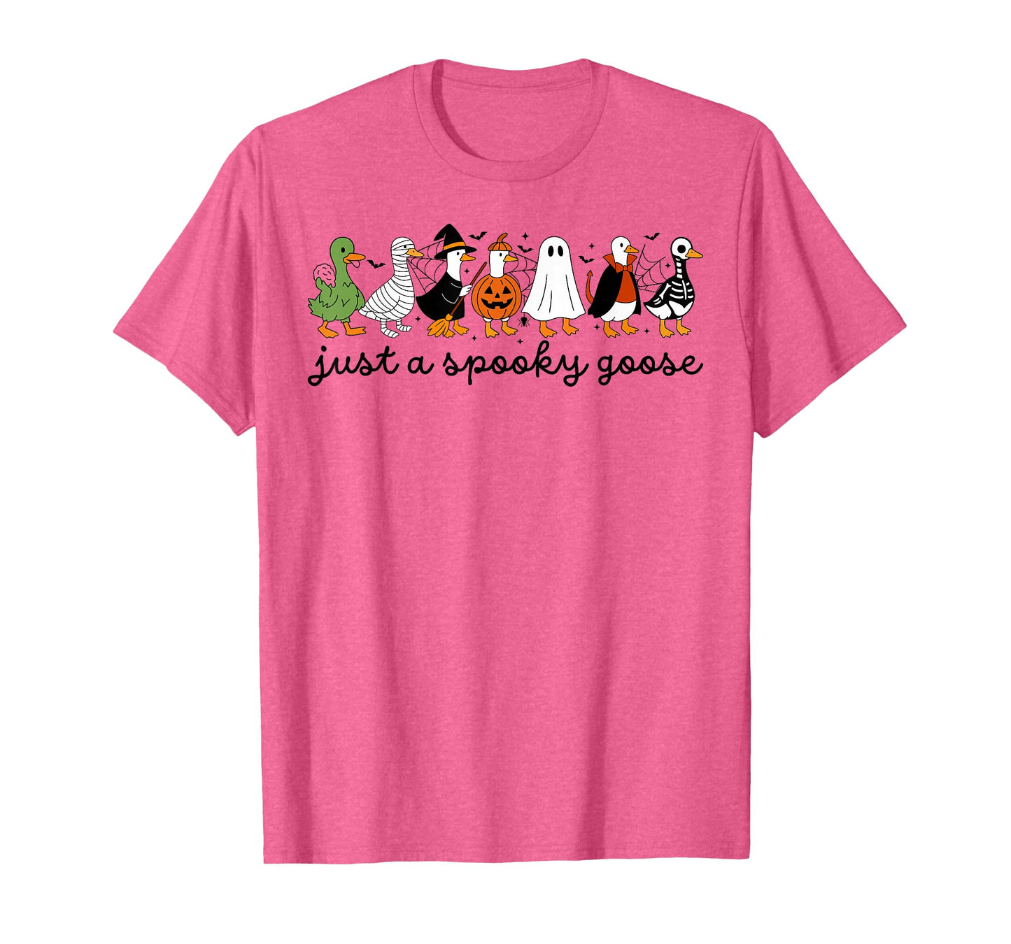 Just A Spooky Goose Halloween Silly Goose Funny Halloween T-Shirt
