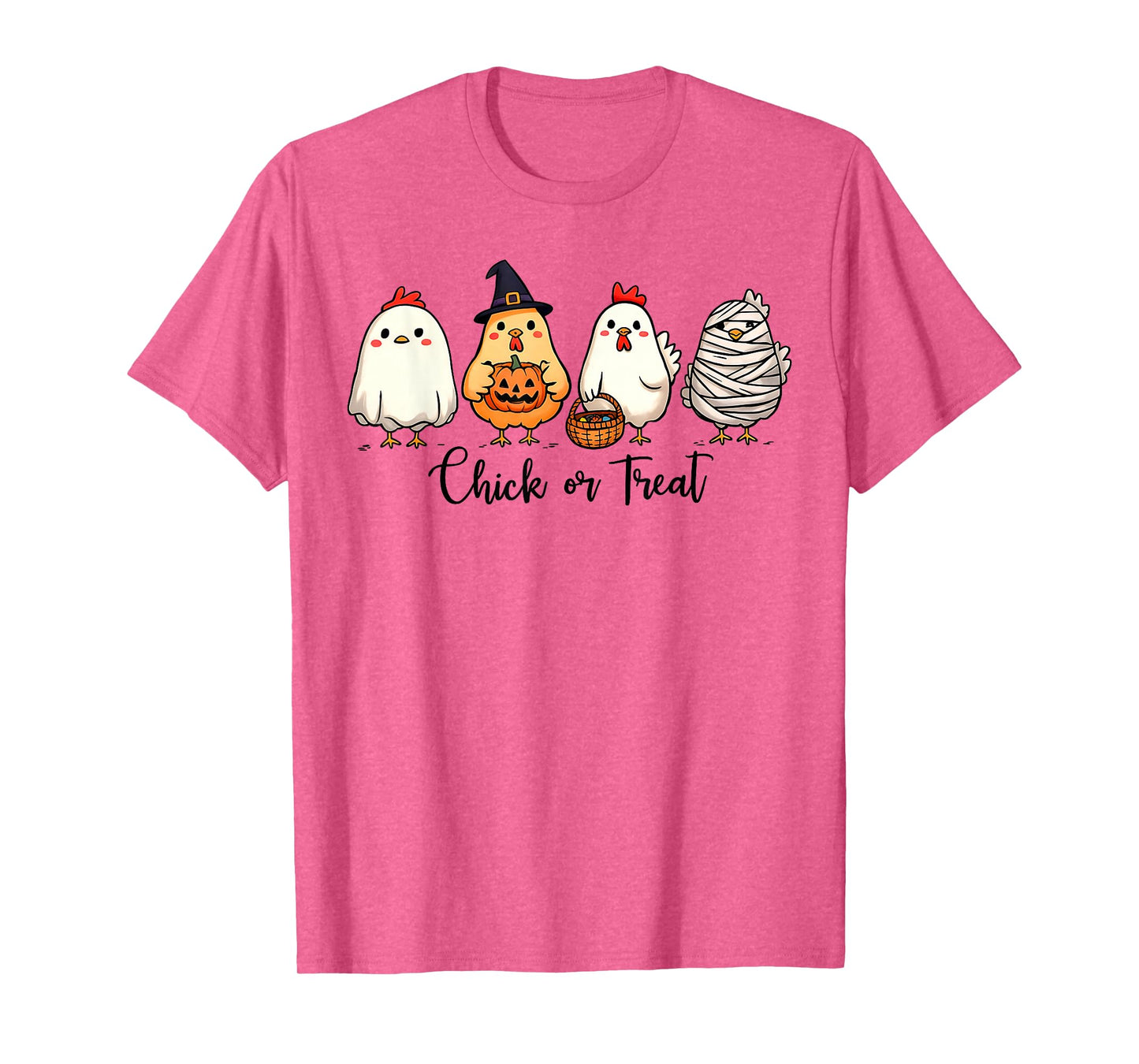 Cute Chicken Halloween Chick Or Treat T-Shirt