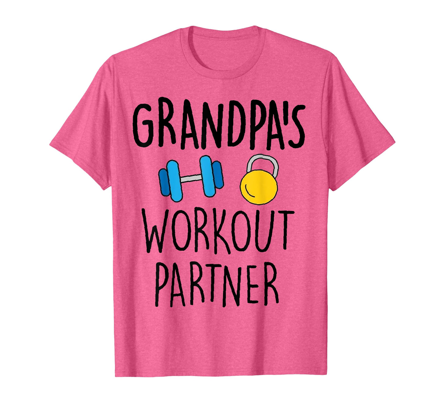 Grandpa's Workout Partner Gym Baby Funny T-Shirt