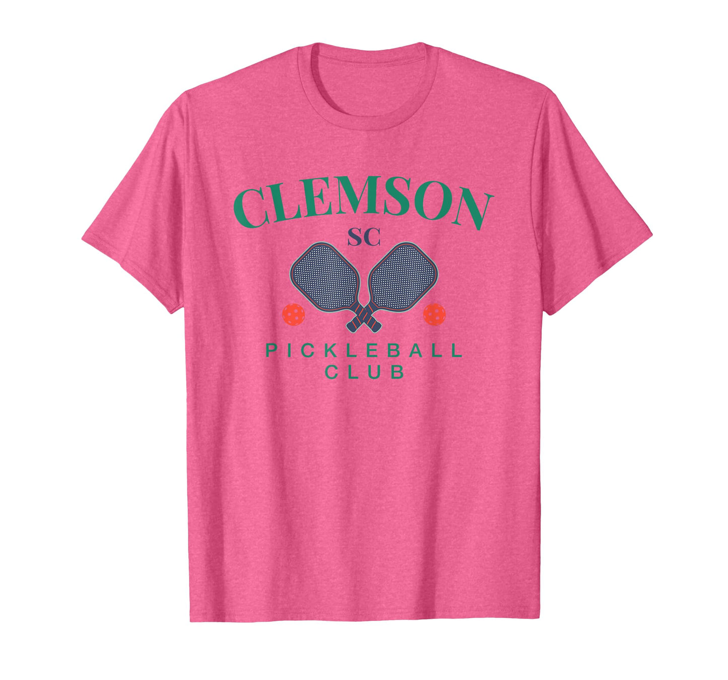 Clemson, SC Pickleball Club Tee for Paddle Players T-Shirt
