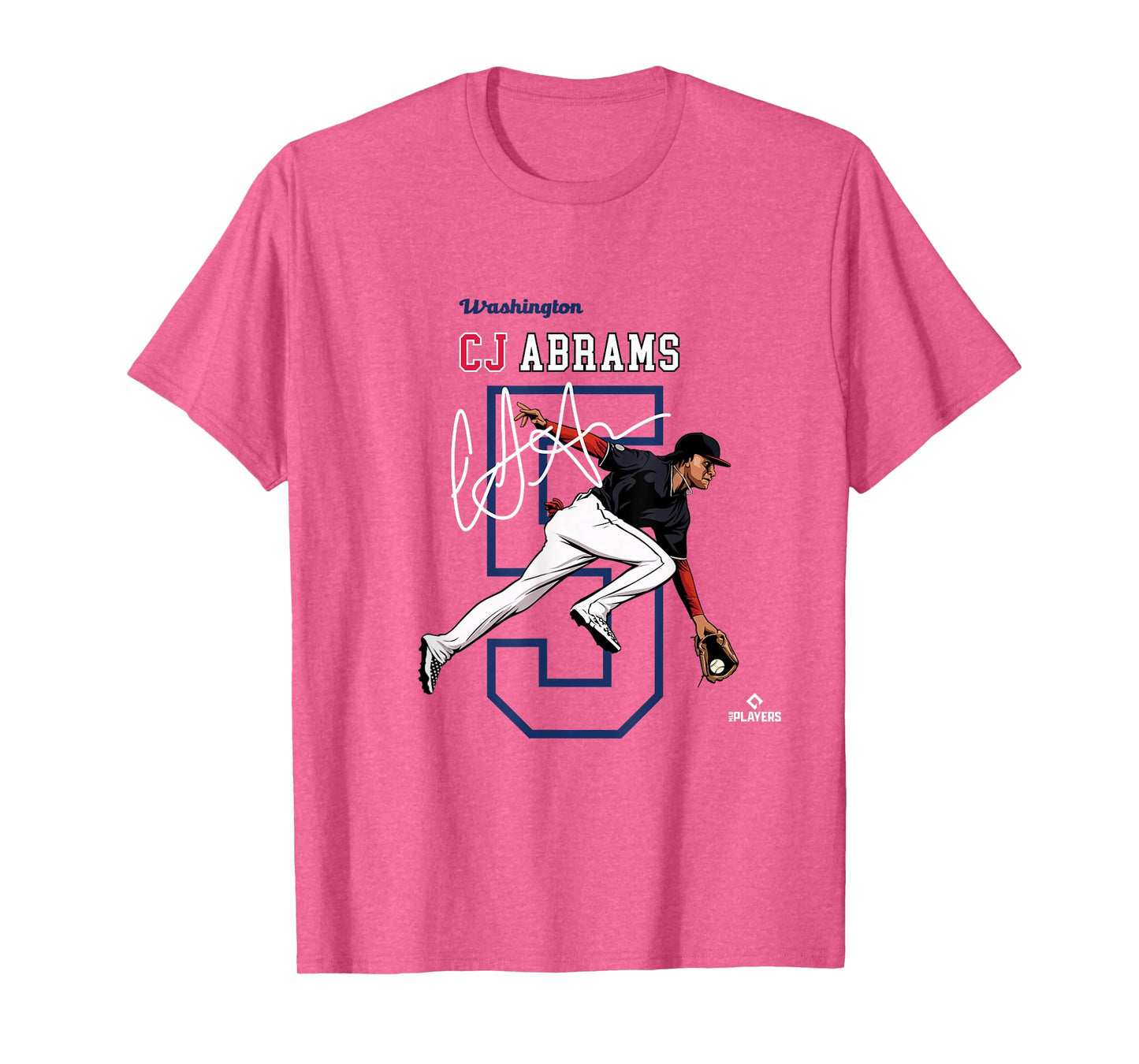 License Champs | Washington Baseball Fans | CJ Abrams MLBCJBRA3004 T-Shirt