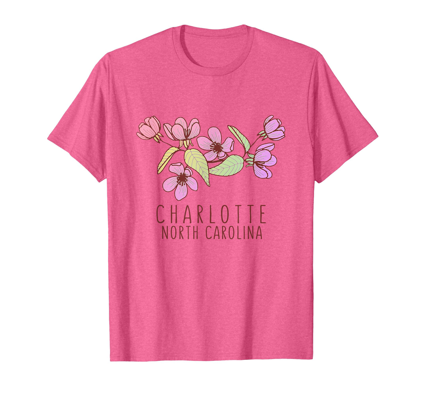 Charlotte North Carolina Wildflowers - Charlotte NC T-Shirt