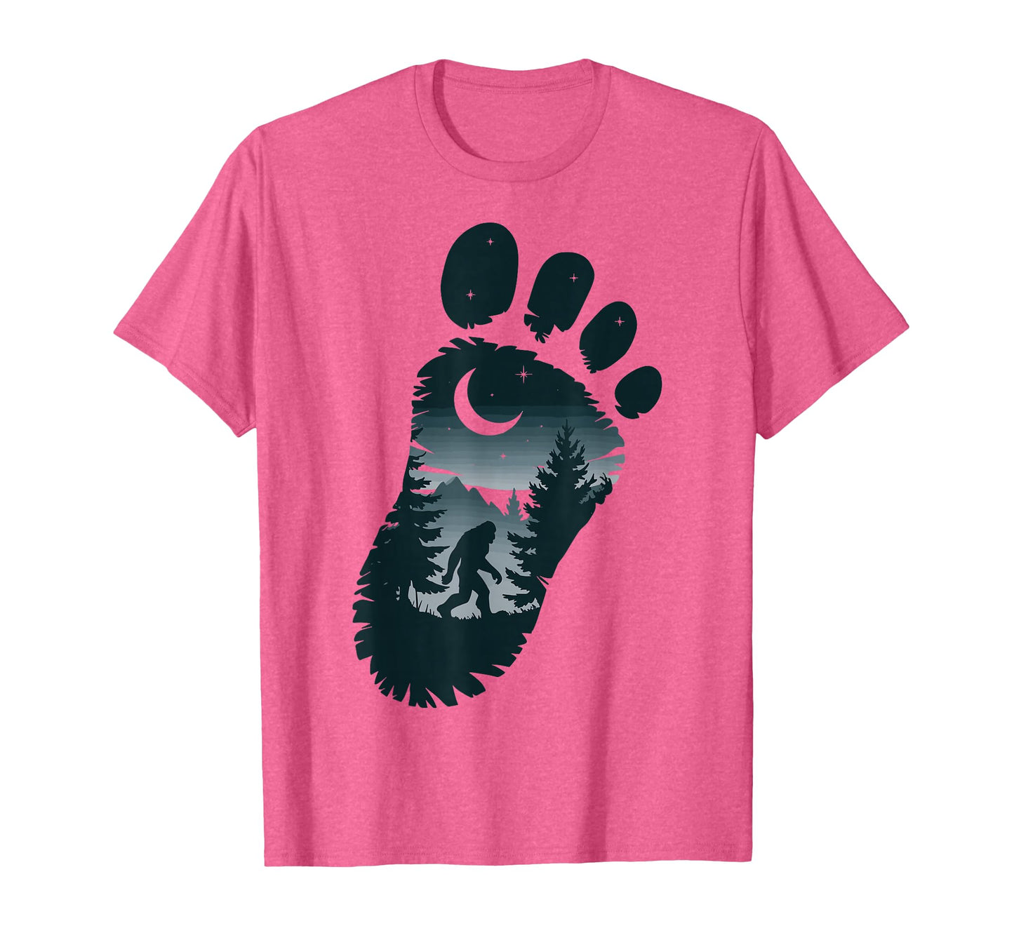 Bigfoot Footprint Mythology T-Shirt