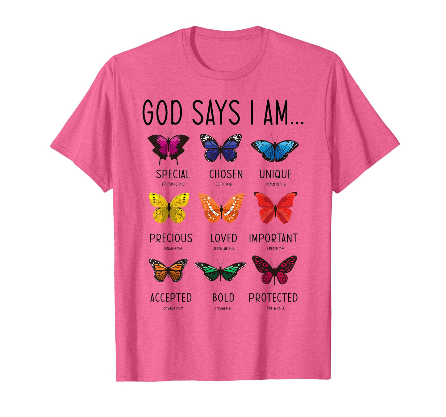 god says i am special Bible Verse Religious Christian T-Shirt