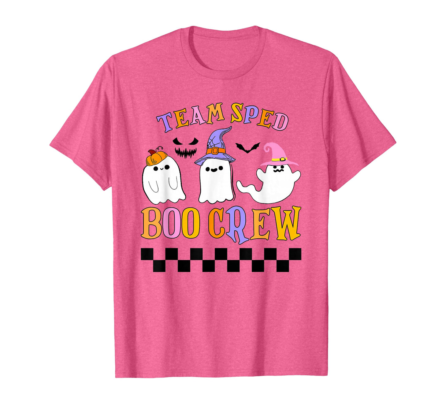 Team Sped Boo Crew Halloween Ghosts T-Shirt