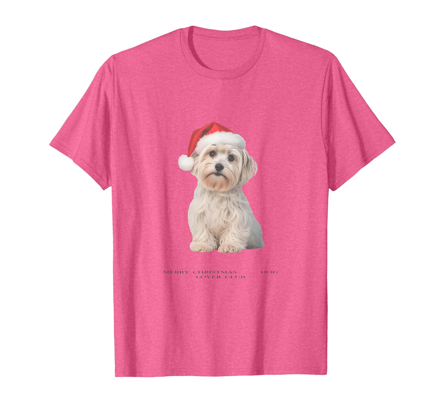 Maltese Christmas Dog Vintage T-Shirt