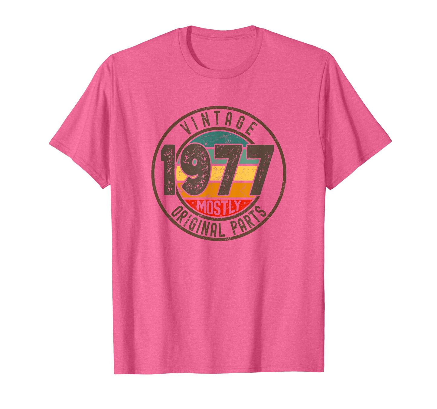 Born In 1977 Birthday, Vintage Mostly Original 1977 Birthday T-Shirt