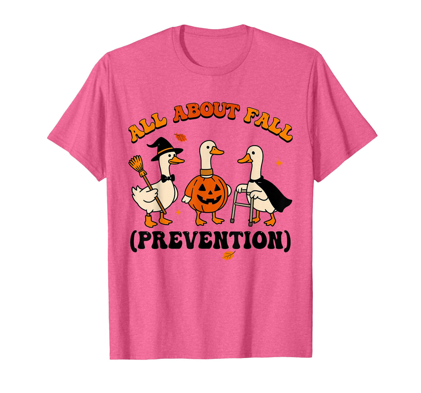 Retro All About Fall Prevention Silly Goose Physical Therapy T-Shirt