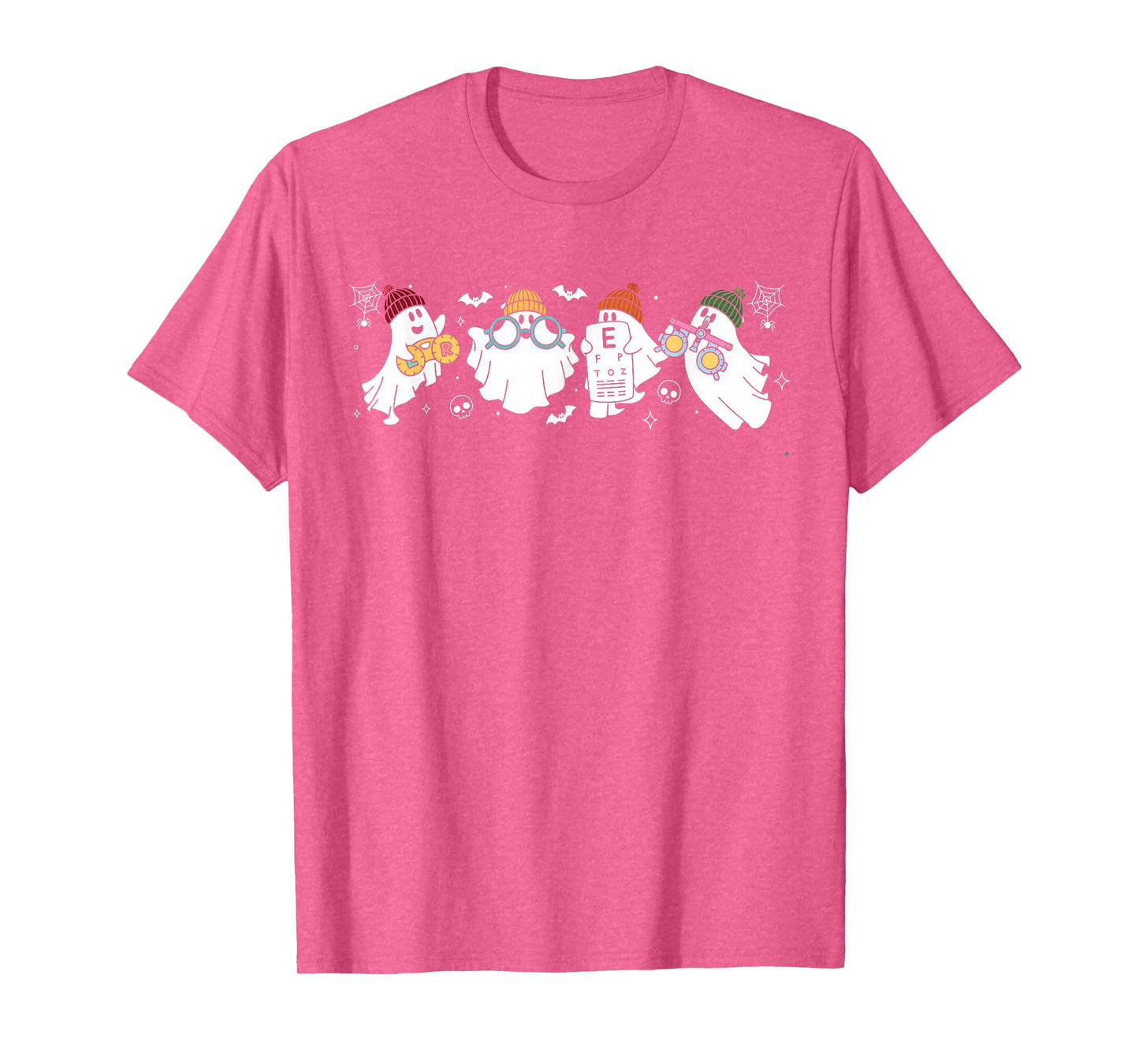 Optometry Optician Boo Ghost Halloween Vibes Spooky Season T-Shirt