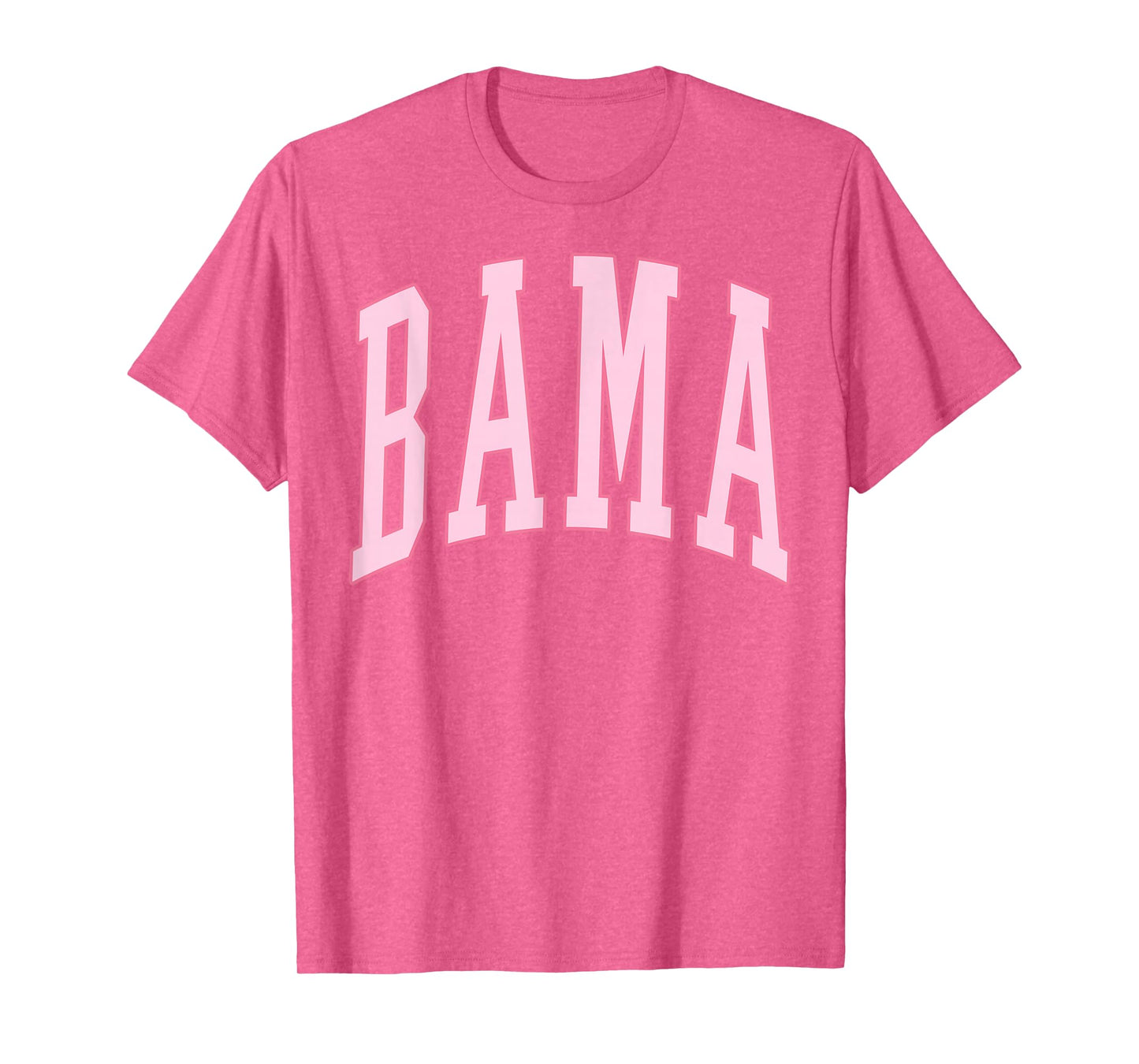 Alabama Bama Vintage Preppy Varsity Pink Sports T-Shirt
