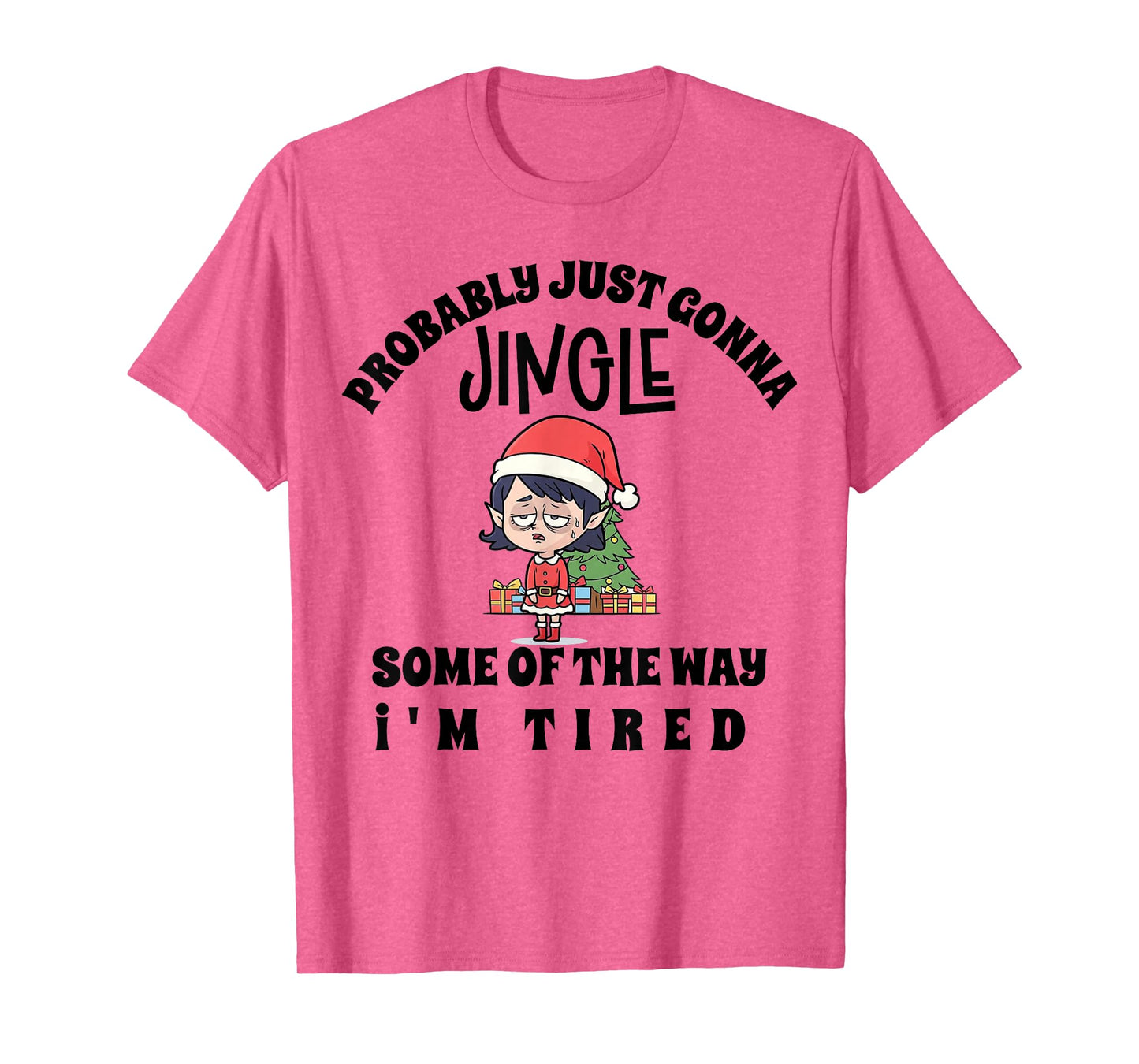 Funny Christmas Elf Holiday Just Gonna Jingle Some Popular T-Shirt