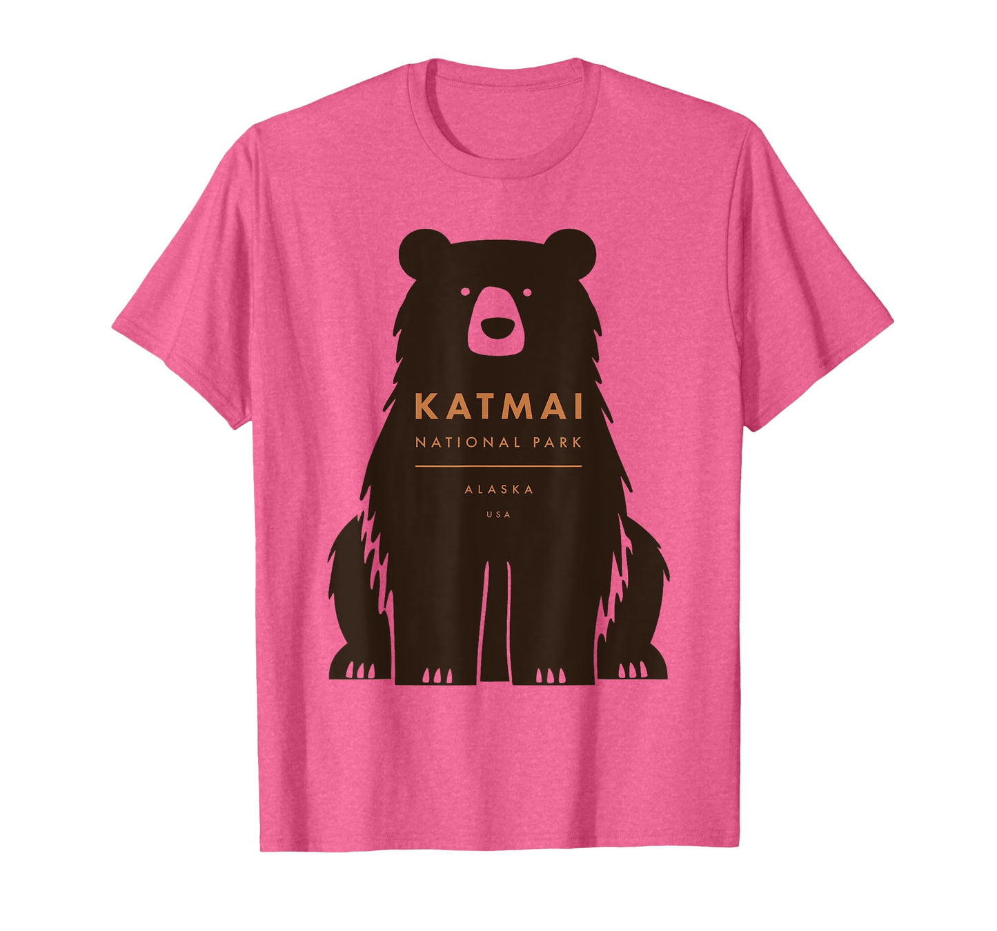 Katmai National Park Alaska Retro Vintage Bear T-Shirt