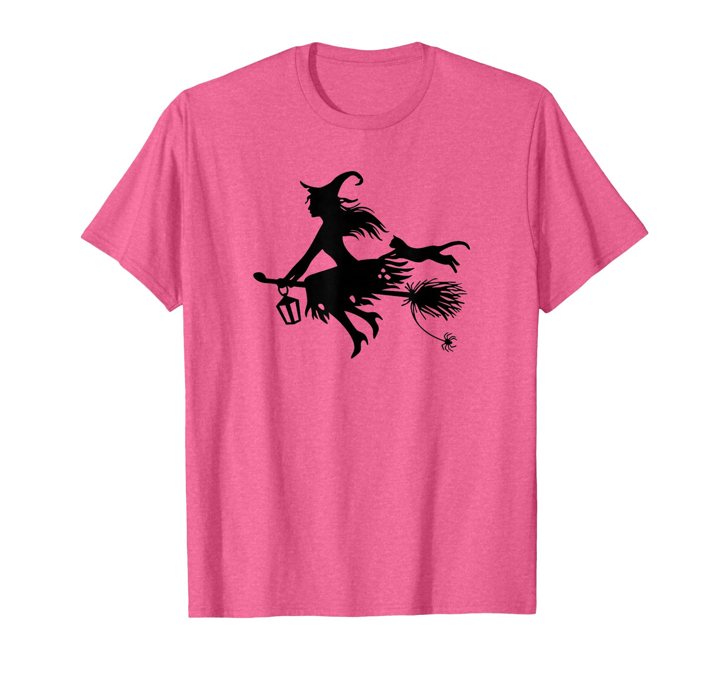 Yes I Can Drive A Stick Funny Halloween Witch Cat (2 Sides) T-Shirt