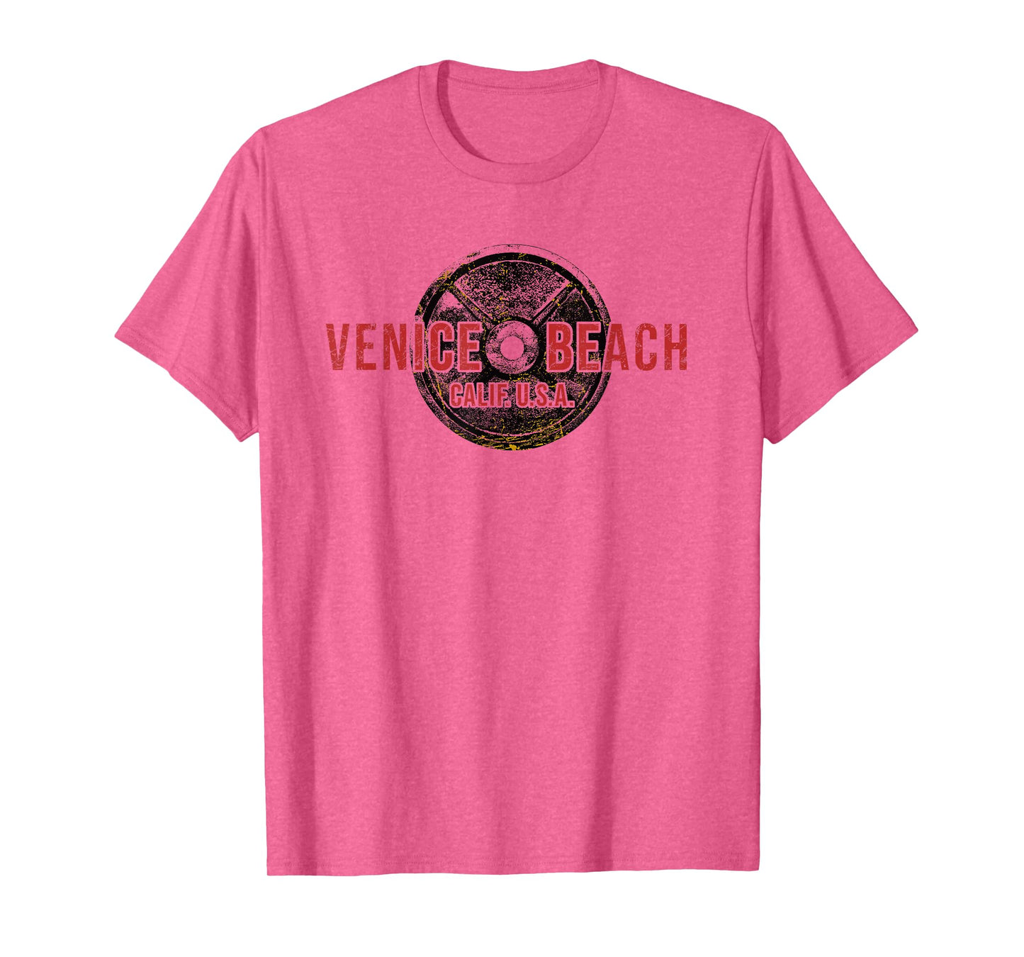 Bodybuilding Venice Beach California Weightlifting Gym T-Shirt