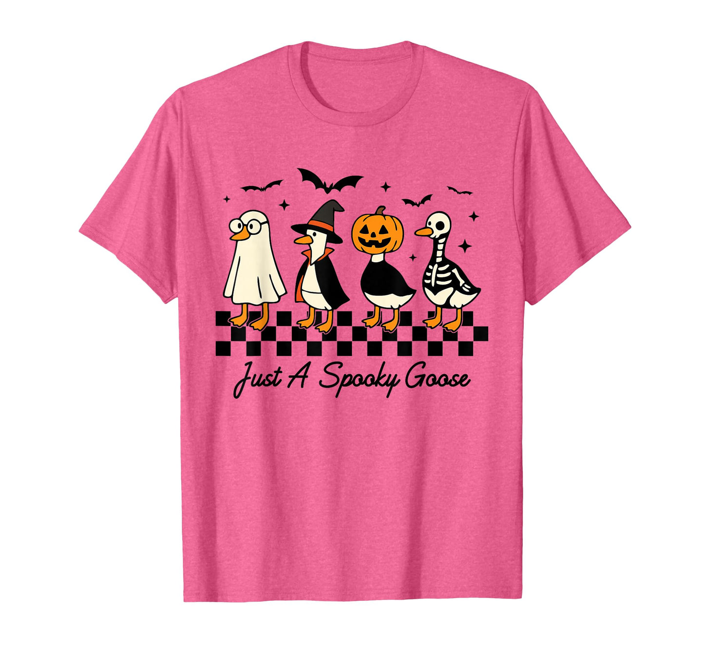 Just A Spooky Goose Halloween Funny Halloween T-Shirt