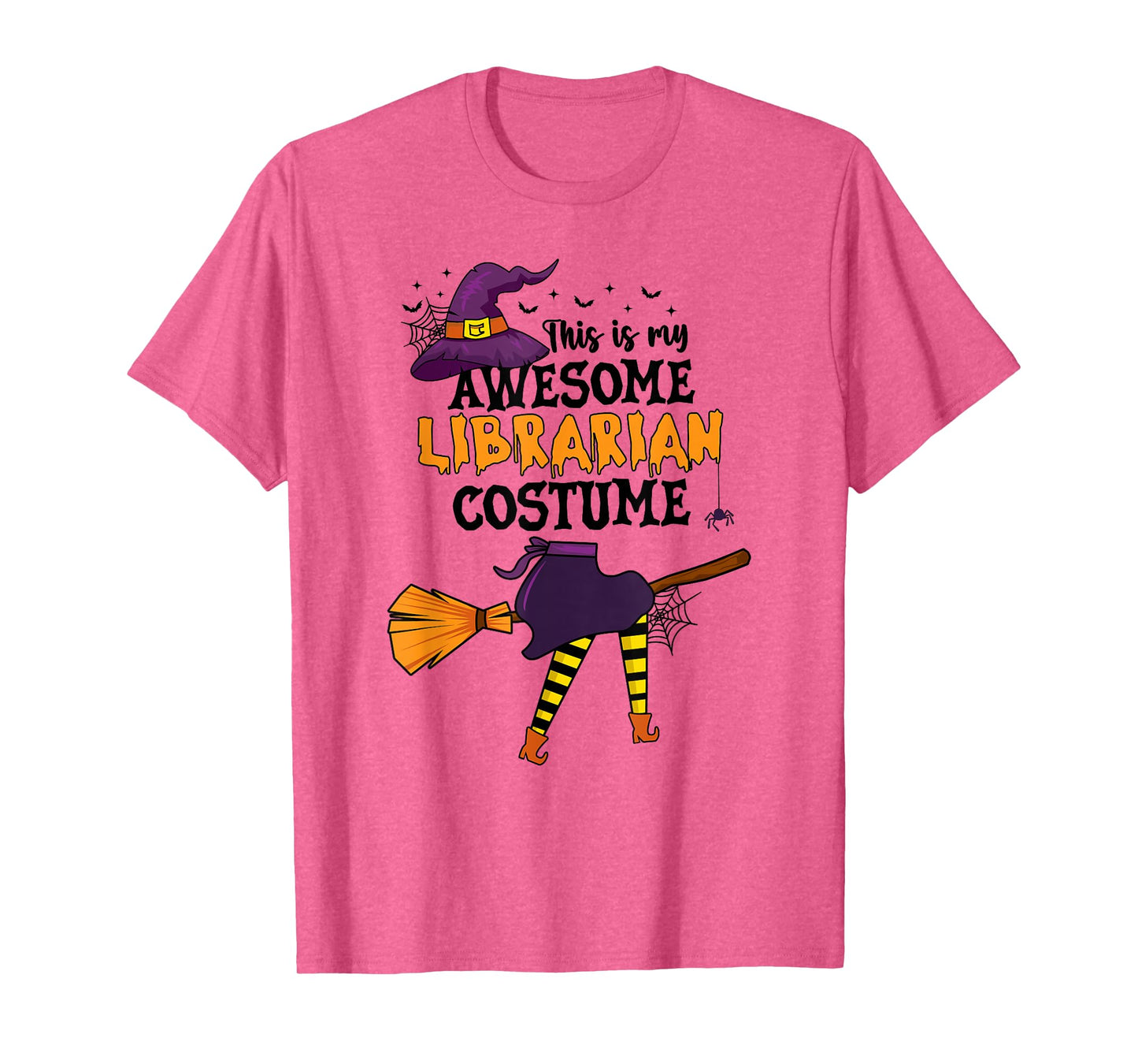 This is My Awesome Librarian Costume Halloween Funny Witch T-Shirt